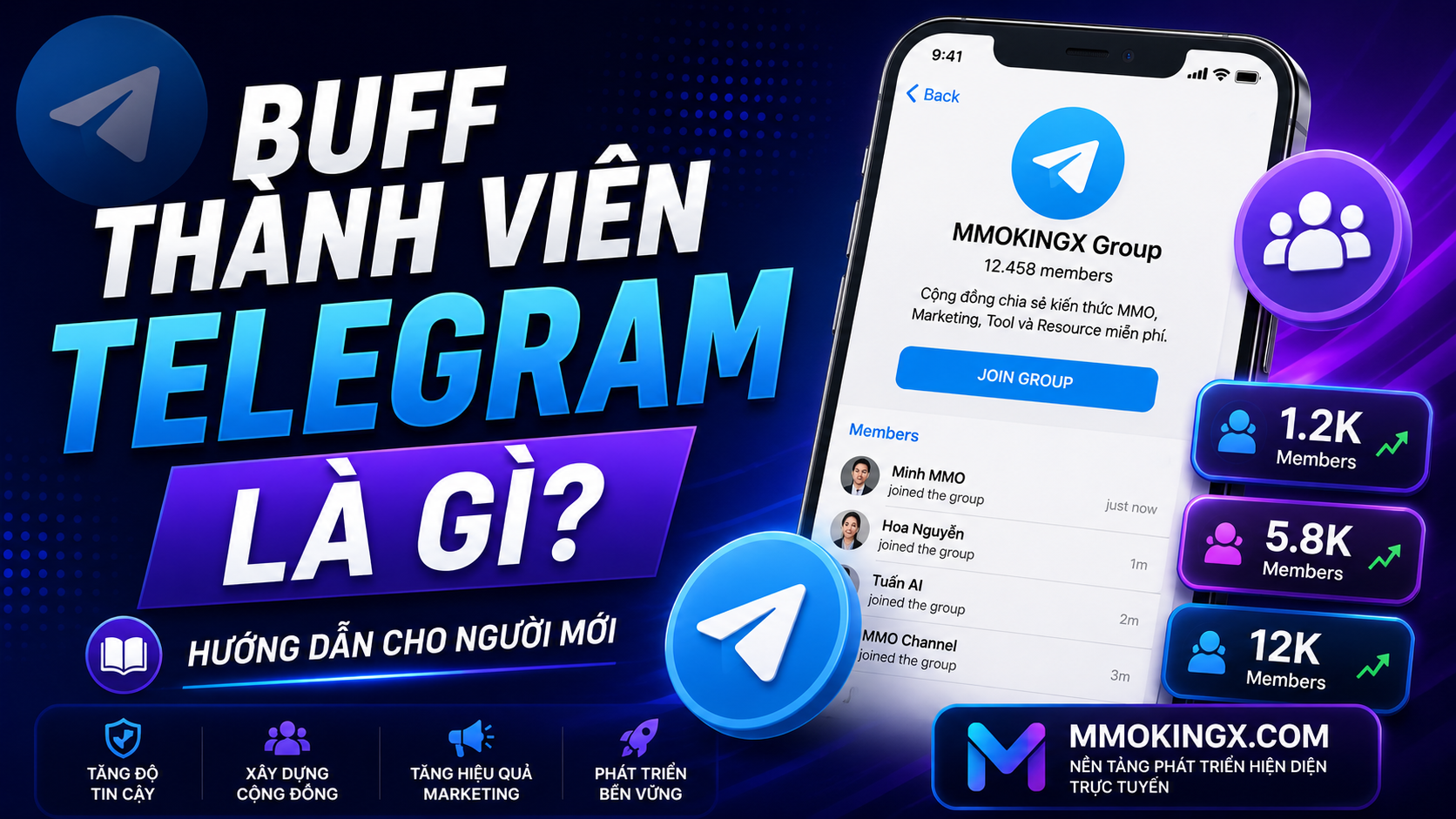 Buff Thành Viên Telegram Là Gì? Hướng Dẫn Tăng Member Telegram Hiệu Quả