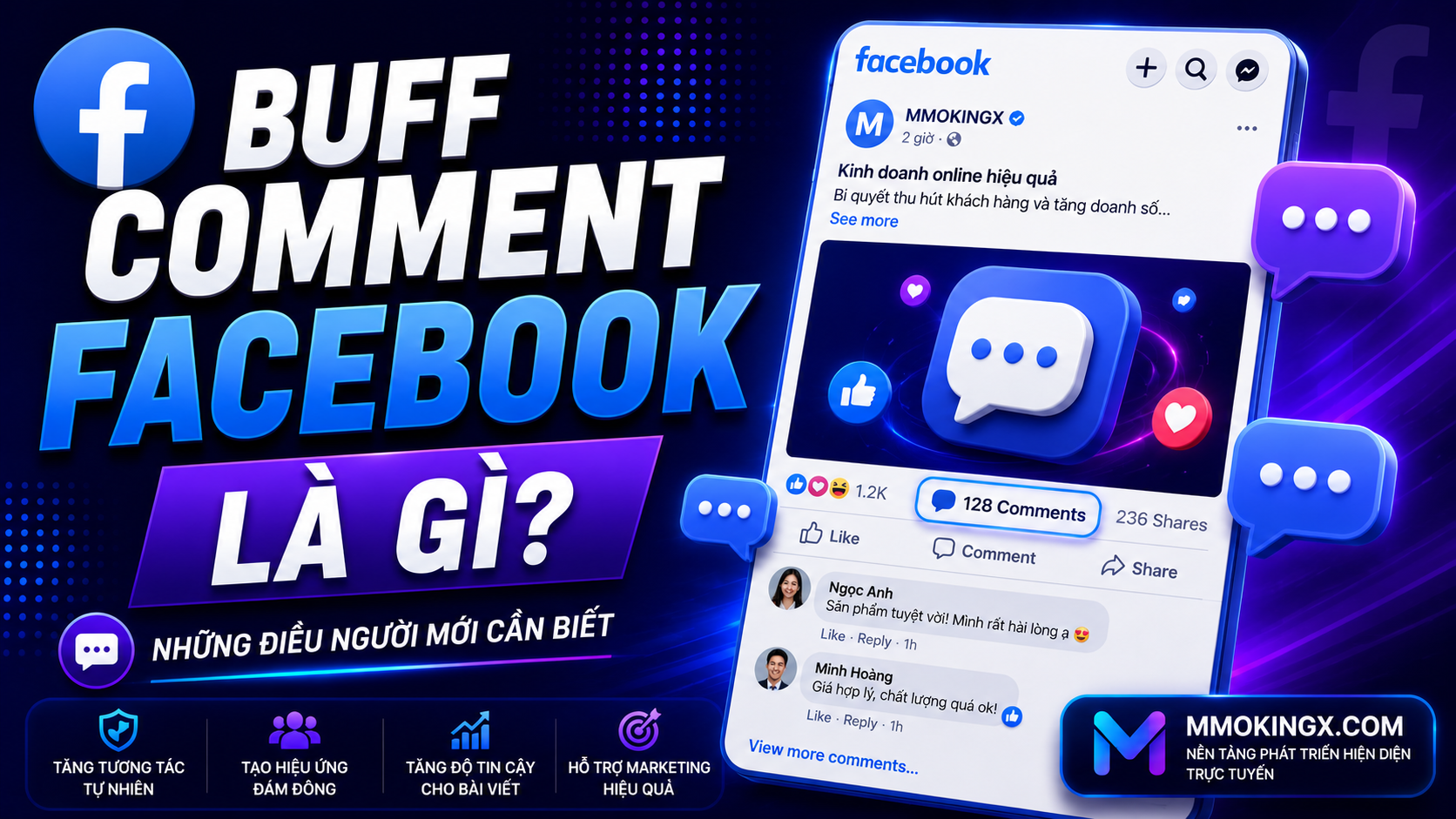 Buff Comment Facebook Là Gì? Hướng Dẫn Tăng Bình Luận Facebook Hiệu Quả