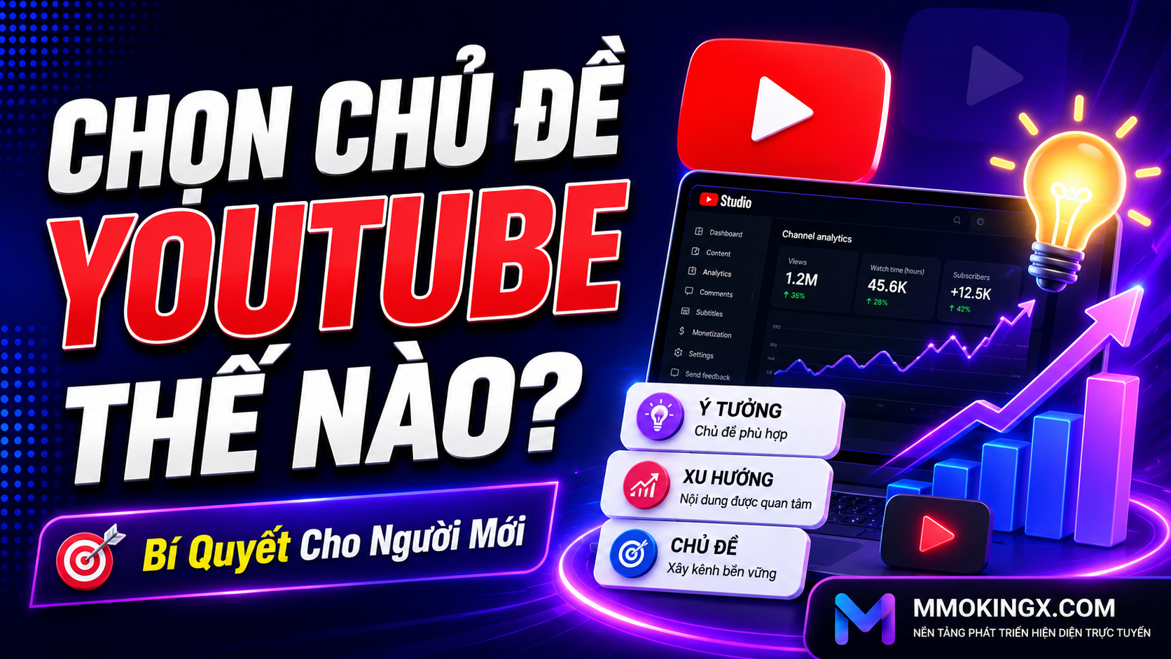 Cách Chọn Chủ Đề Làm Kênh YouTube Dễ Lên Xu Hướng