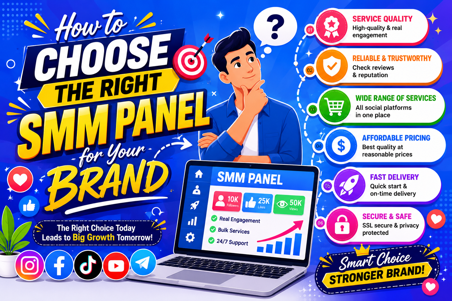 How to Choose the Right SMM Panel for Your Brand