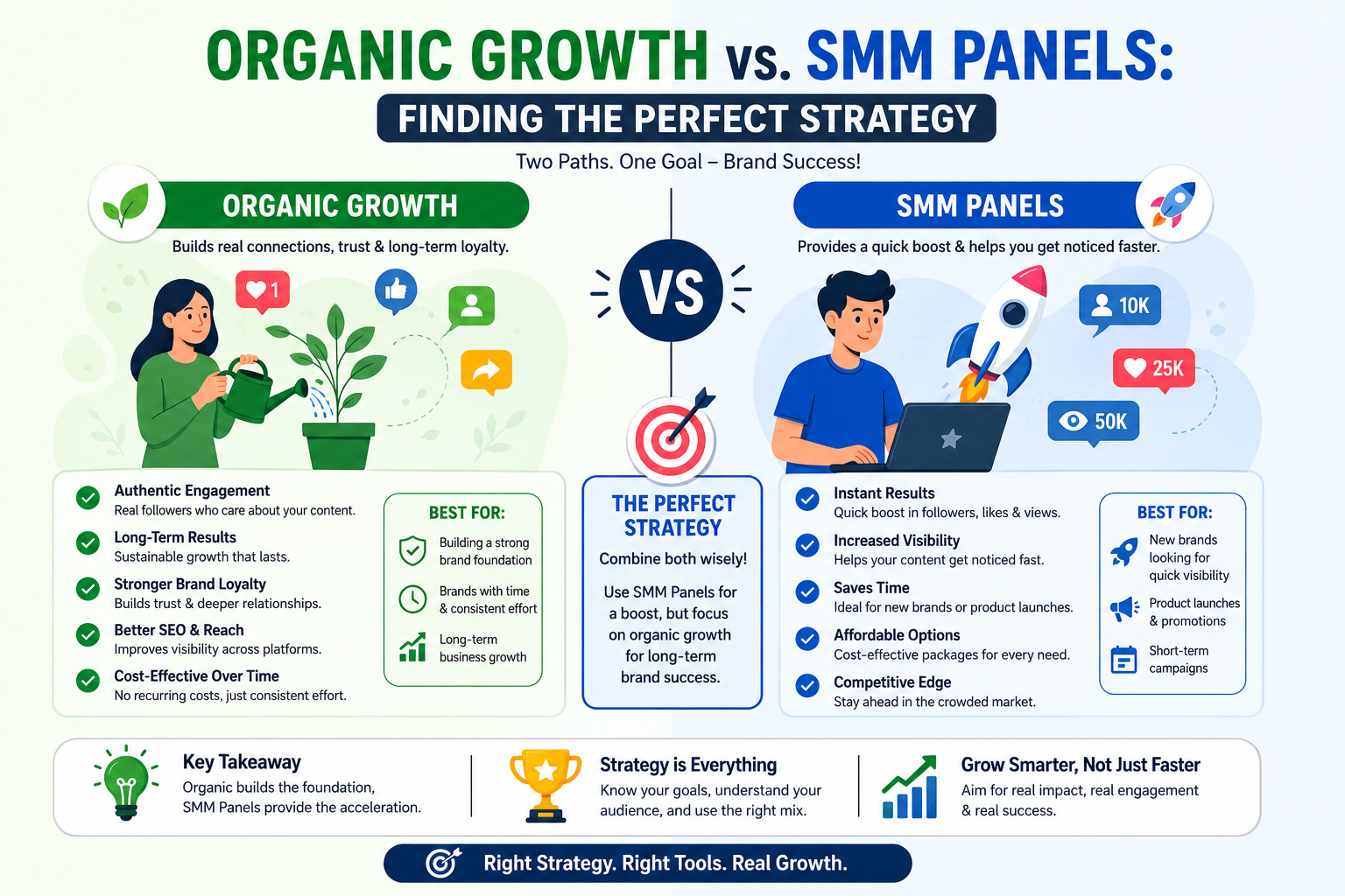  Organic Growth vs. SMM Panels: Finding the Perfect Strategy