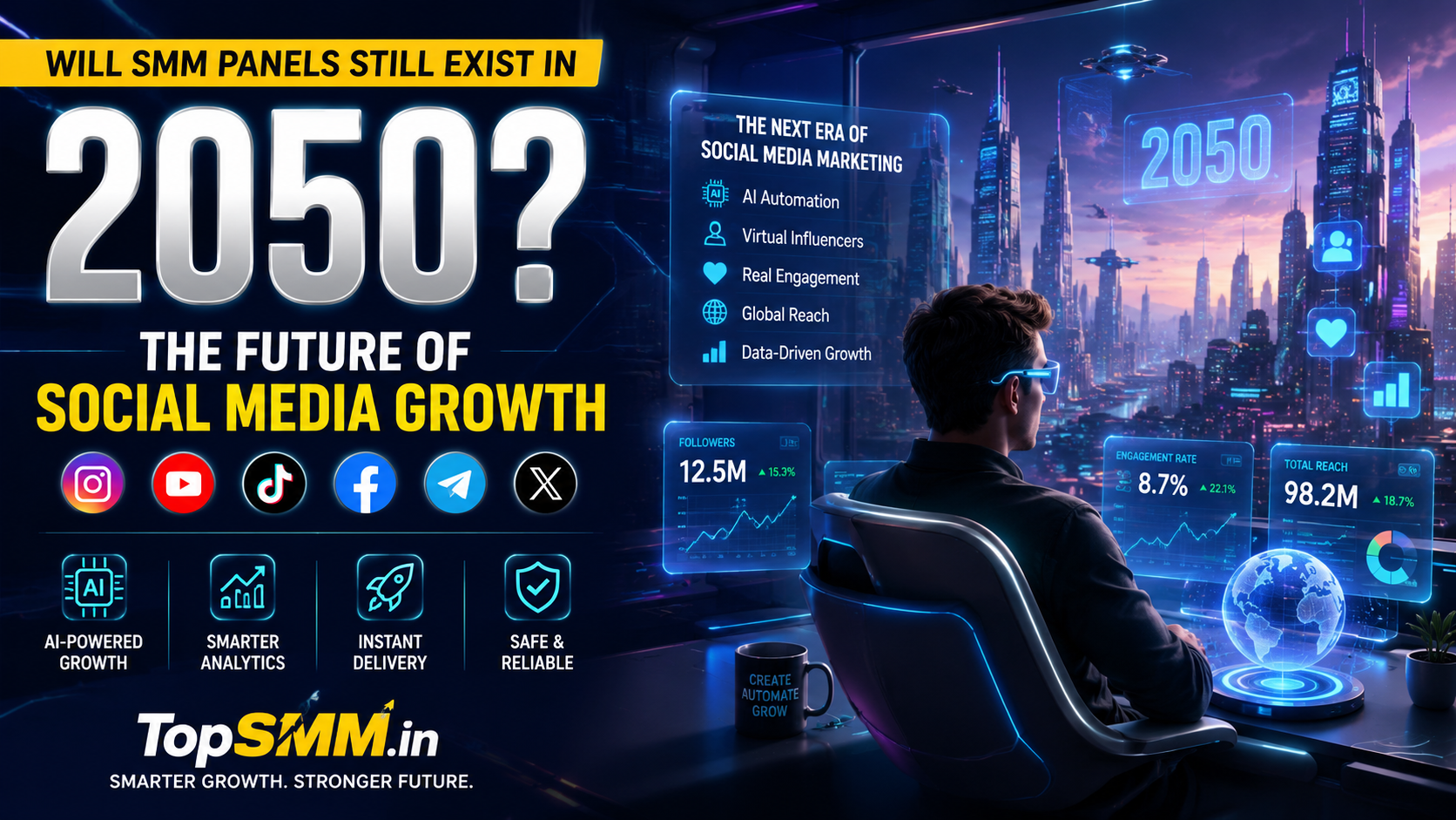 Will SMM Panels Still Exist in 2050? The Future of Social Media Growth