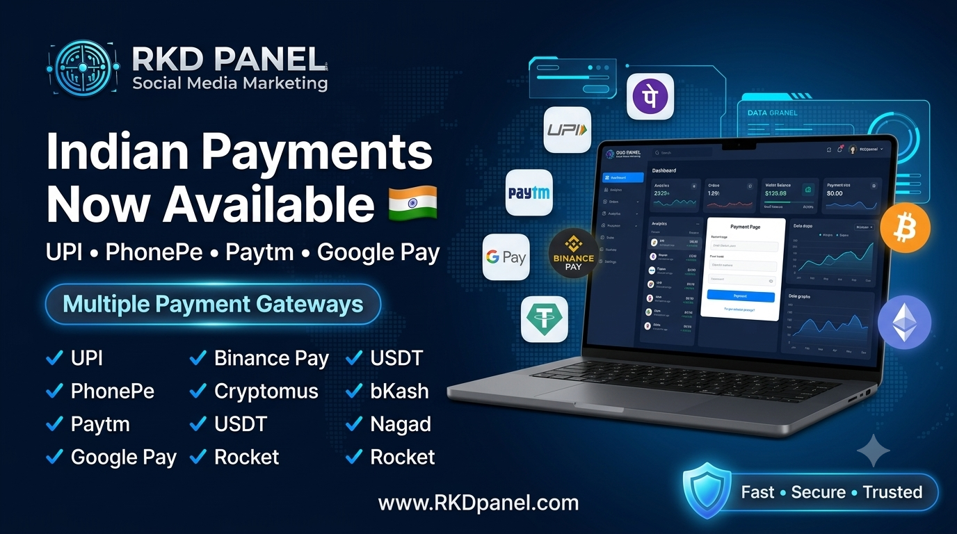 🇮🇳 Best SMM Panel with Indian Payment Gateway – Pay via UPI, PhonePe, Paytm & Google Pay