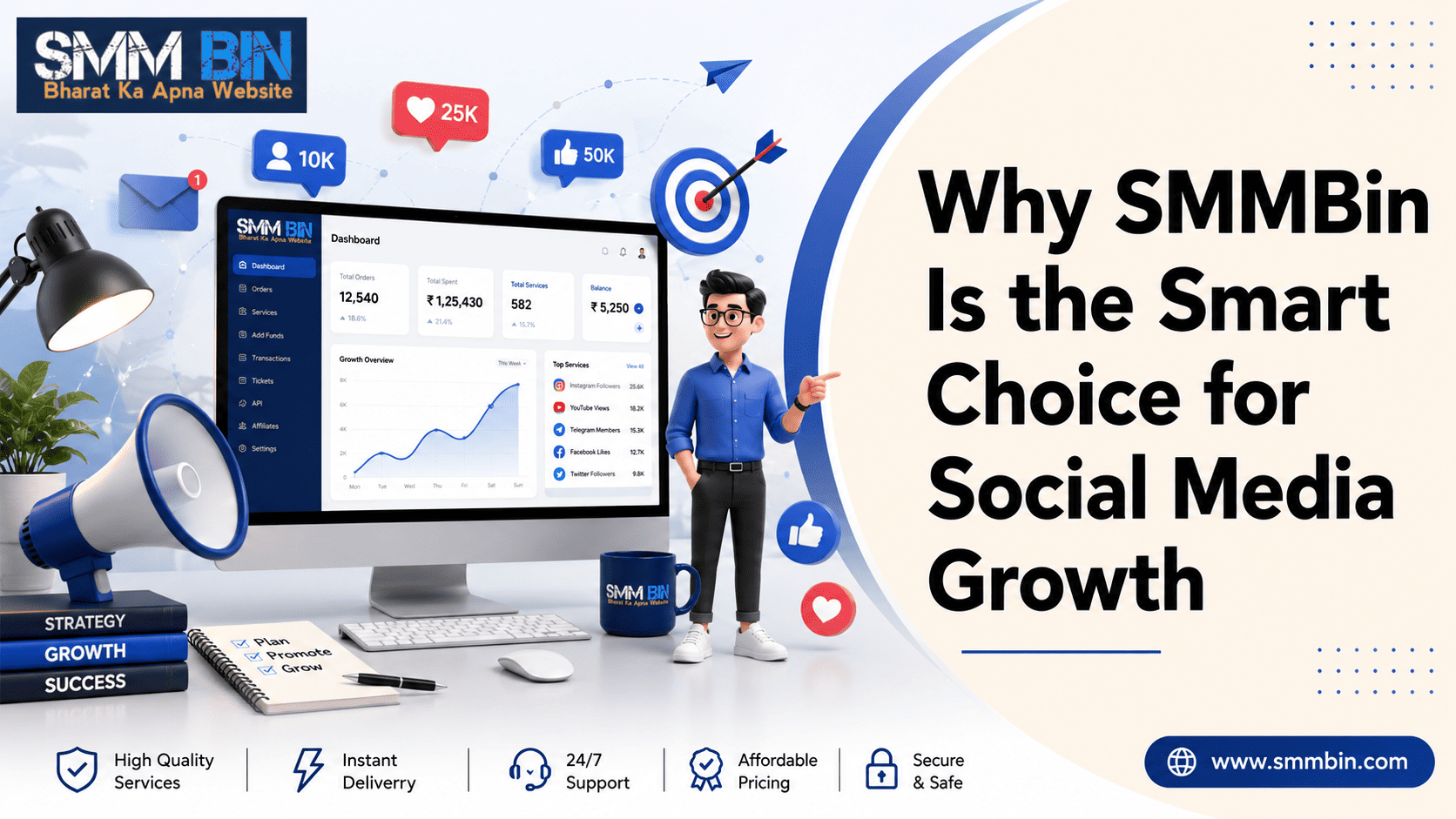 Why SMMBin Is the Smart Choice for Social Media Growth