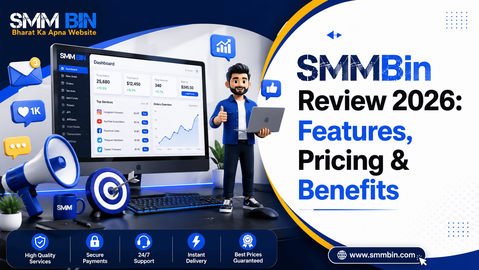 SMMBin Review 2026 Features, Pricing & Benefits