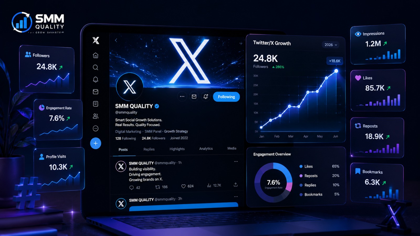 SMM Quality: Best SMM Panel for Twitter/X in 2026