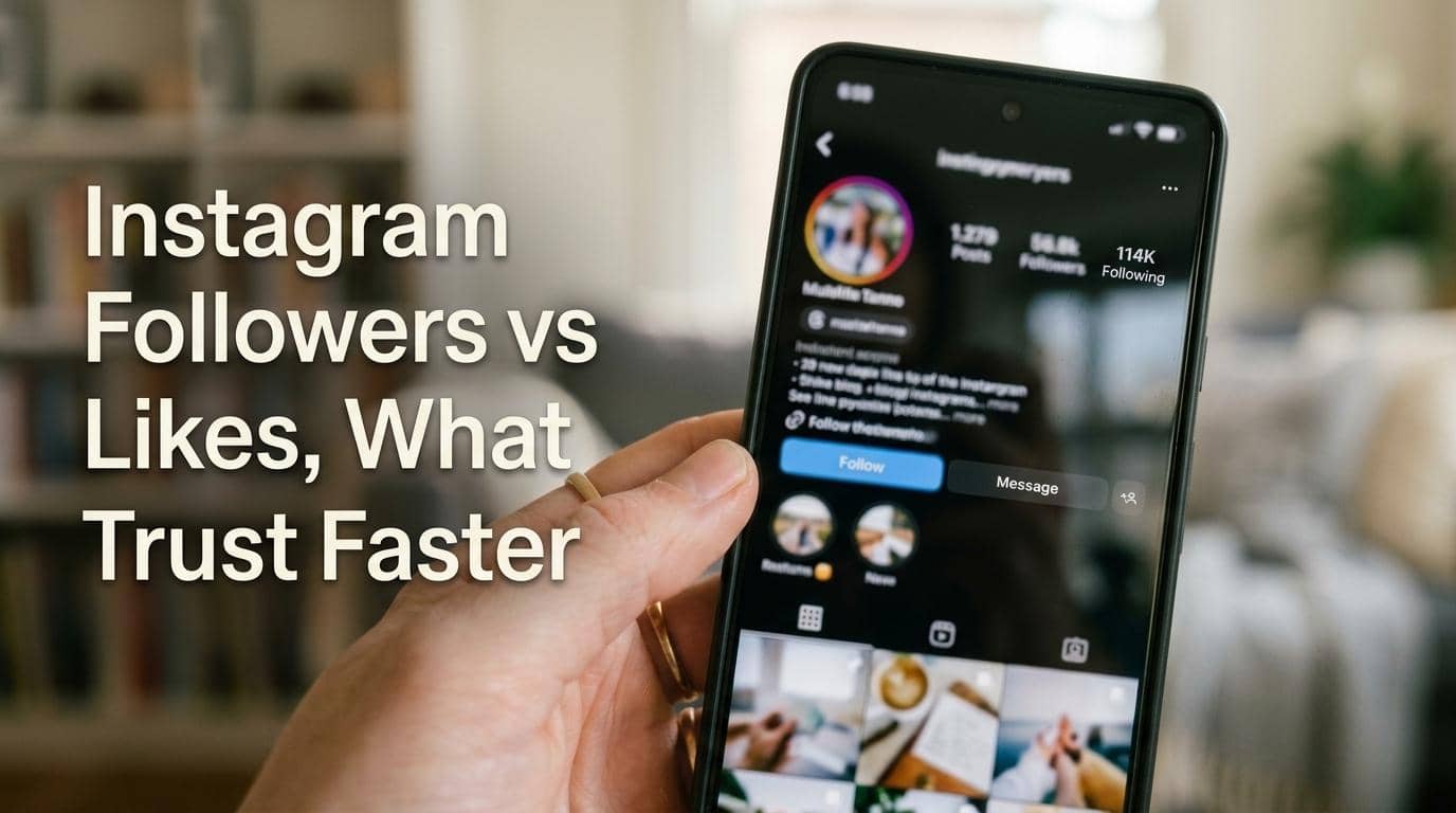 Instagram Followers vs Likes, What Builds Trust Faster