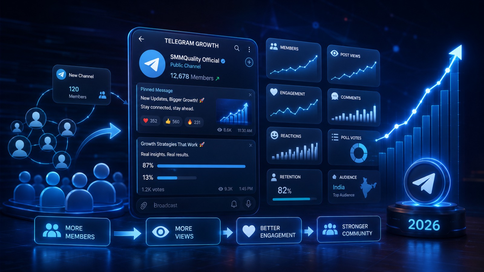Best SMM Panel for Telegram Growth in 2026