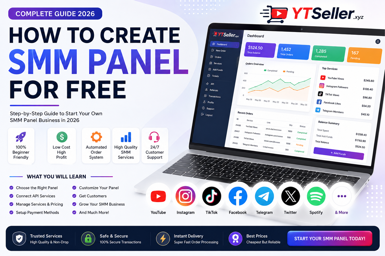 How to Create an SMM Panel for Free in 2026