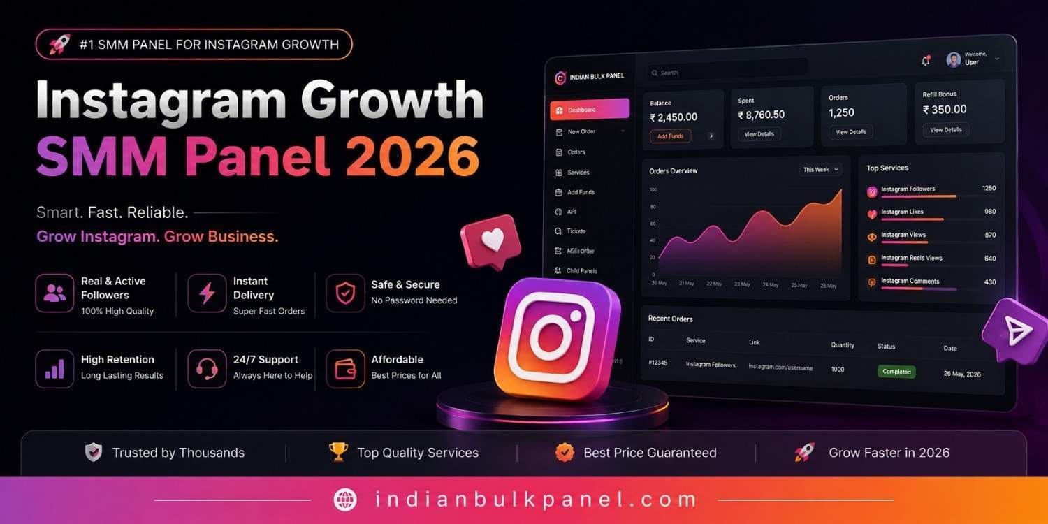 Instagram Growth Panel 2026