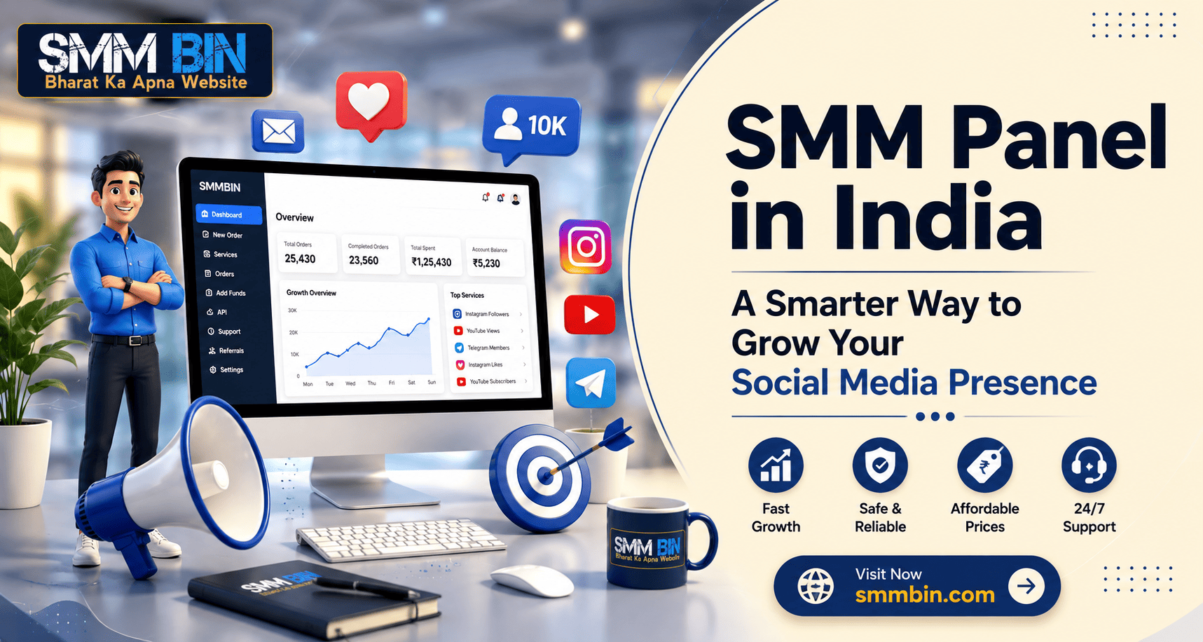 SMM Panel in India A Smarter Way to Grow Your Social Media Presence