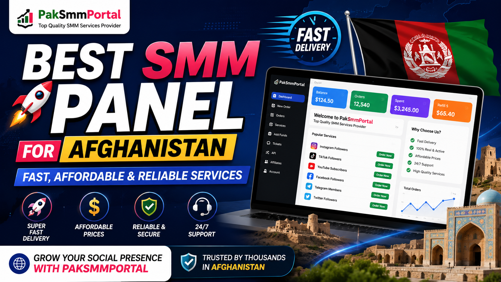 Best SMM Panel for Afghanistan – Fast, Affordable & Reliable Services
