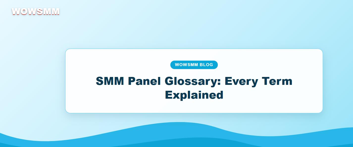 SMM Panel Glossary: Every Term Explained (Refill, Drop, Non-Drop, Warranty, API Key & More)