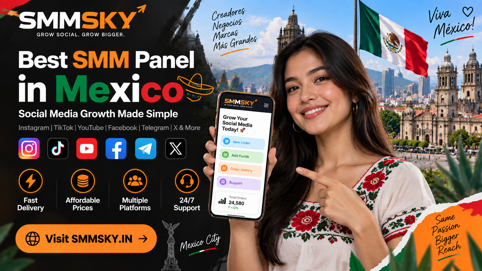 Best SMM Panel in Mexico โ Social Media Marketing Services