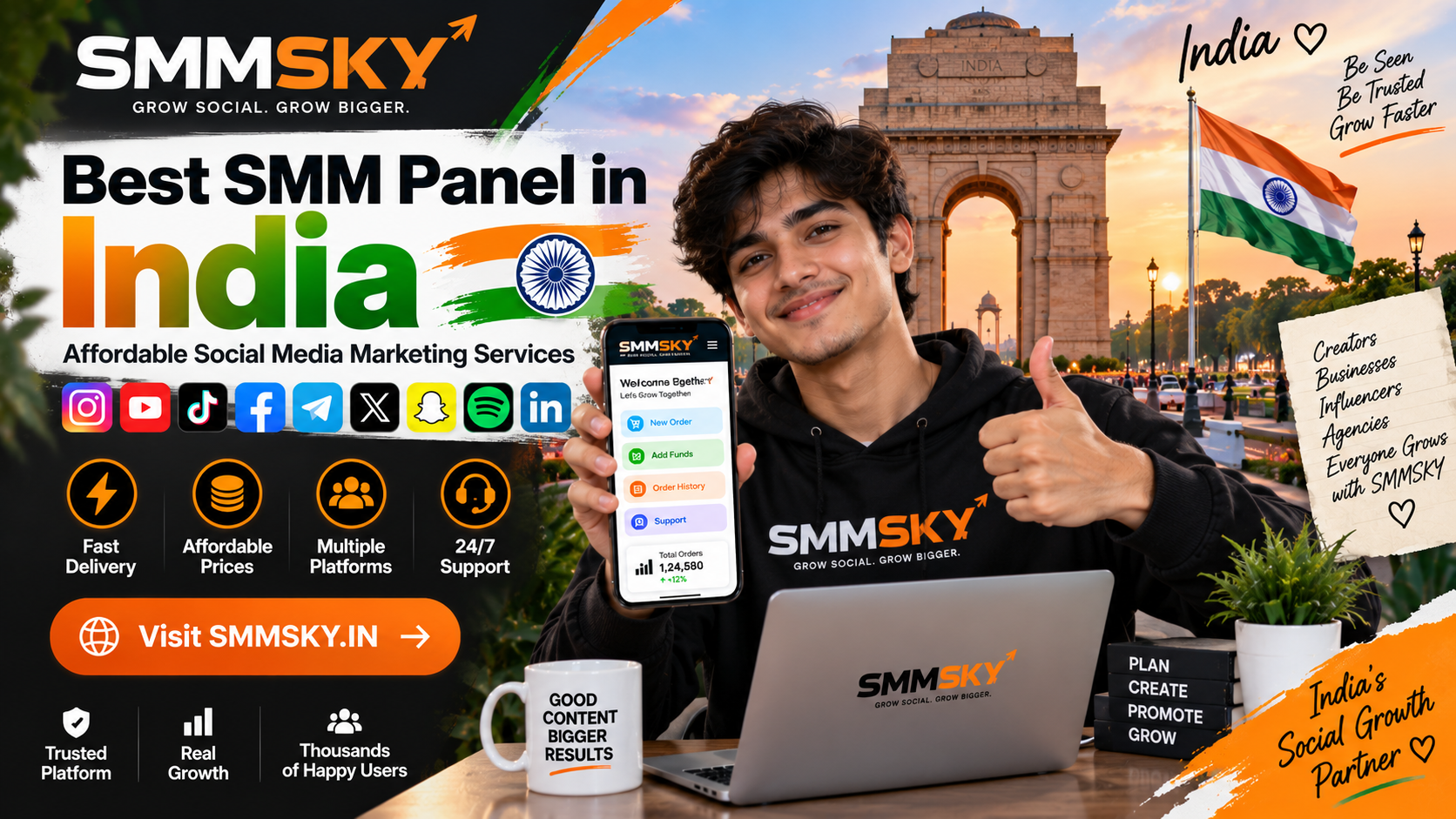 Best SMM Panel in India – Rupee Prices, UPI Payments and Indian Services
