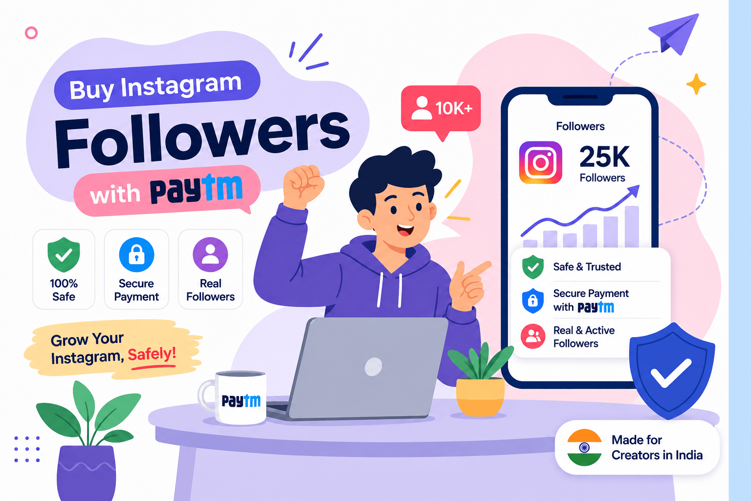 How to buy Instagram followers with Paytm safely: a step-by-step guide for creators in India
