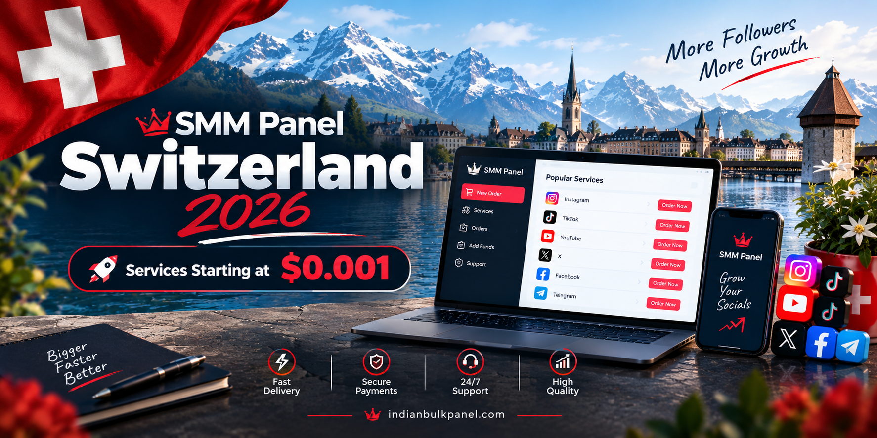 Best SMM Panel Switzerland 2026