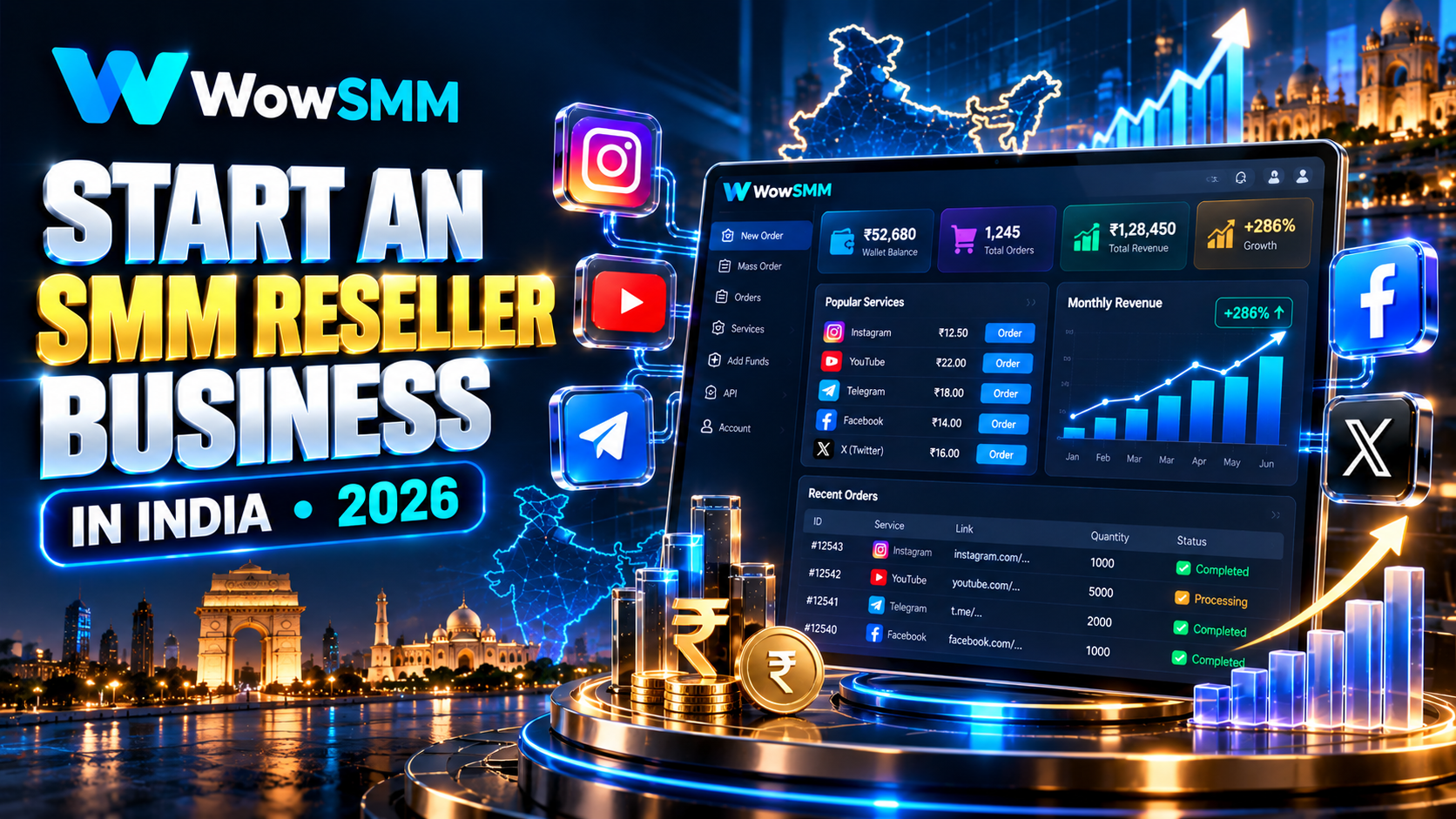 How to Start an SMM Reseller Business in India in 2026