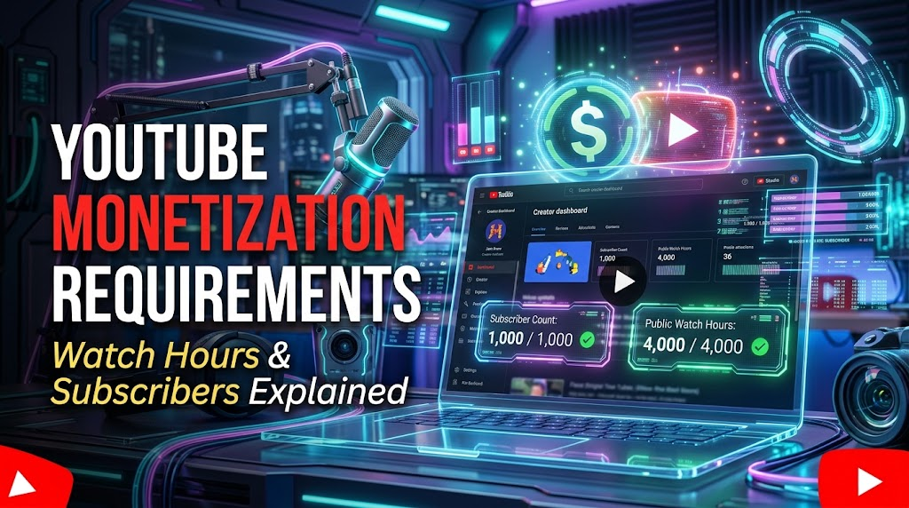 YouTube Monetization Requirements: Watch Hours and Subscribers Explained
