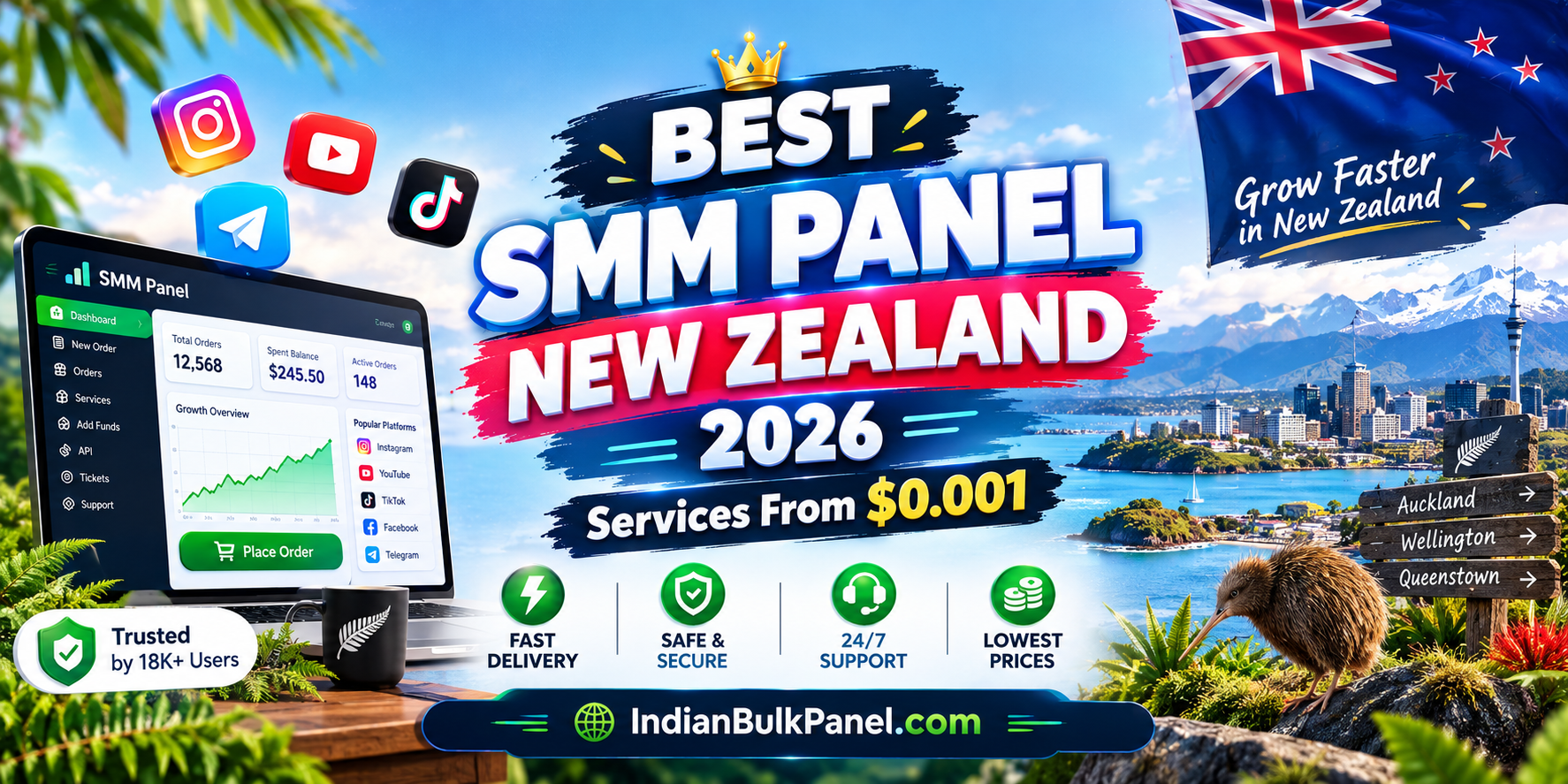 Best SMM Panel New Zealand 2026