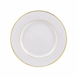 10.5" Gold Rimmed Plate