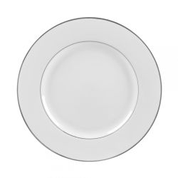 10.5” Silver Rimmed Plate