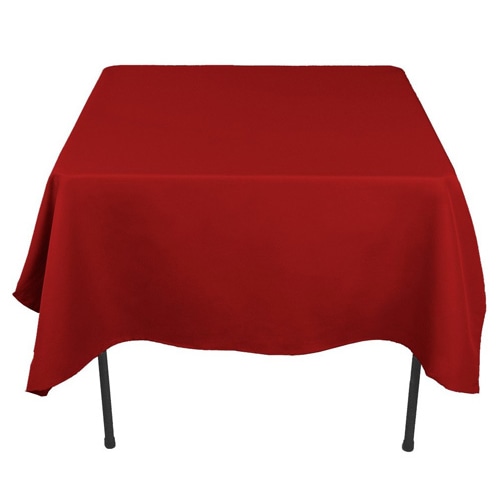 Square Table Cloth Red | Rent Event
