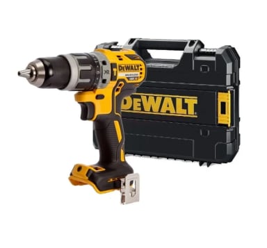 A cordless drill with a tool in it