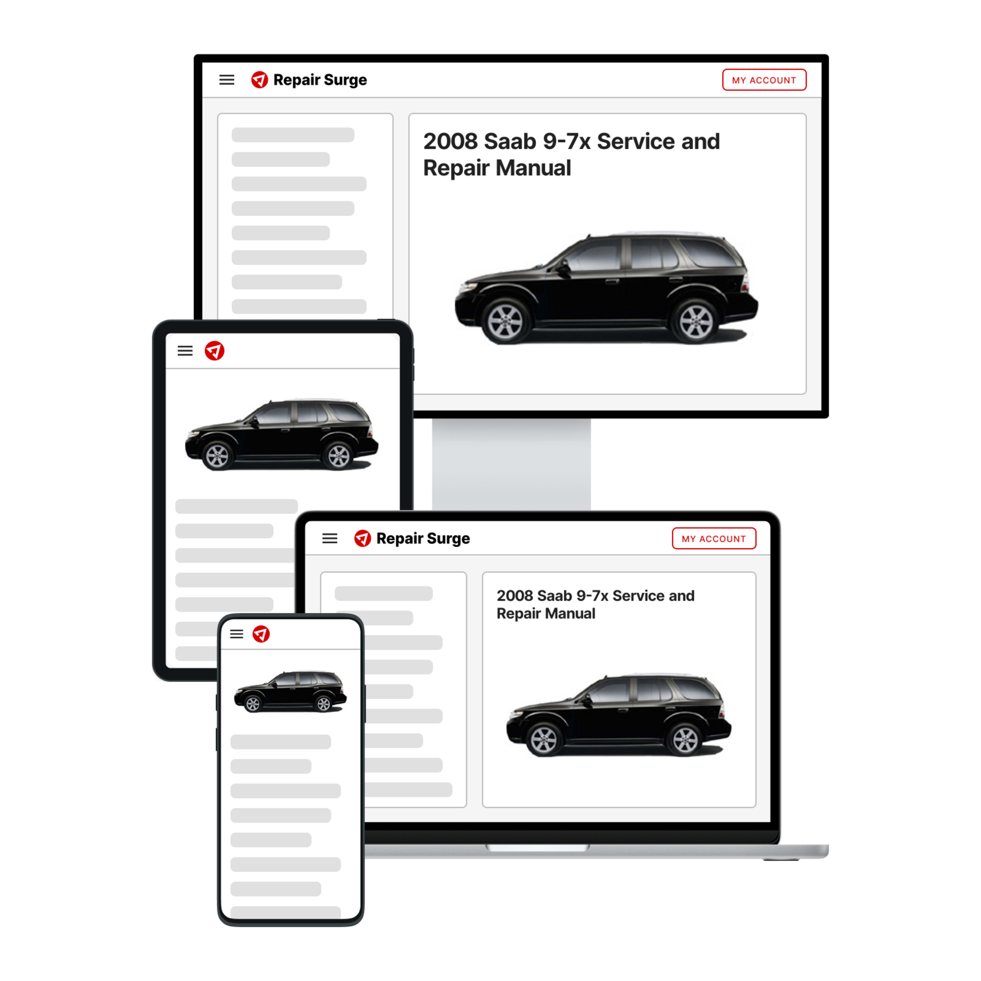 2008 Saab 9-7x Service and Repair Manual | Repair Surge