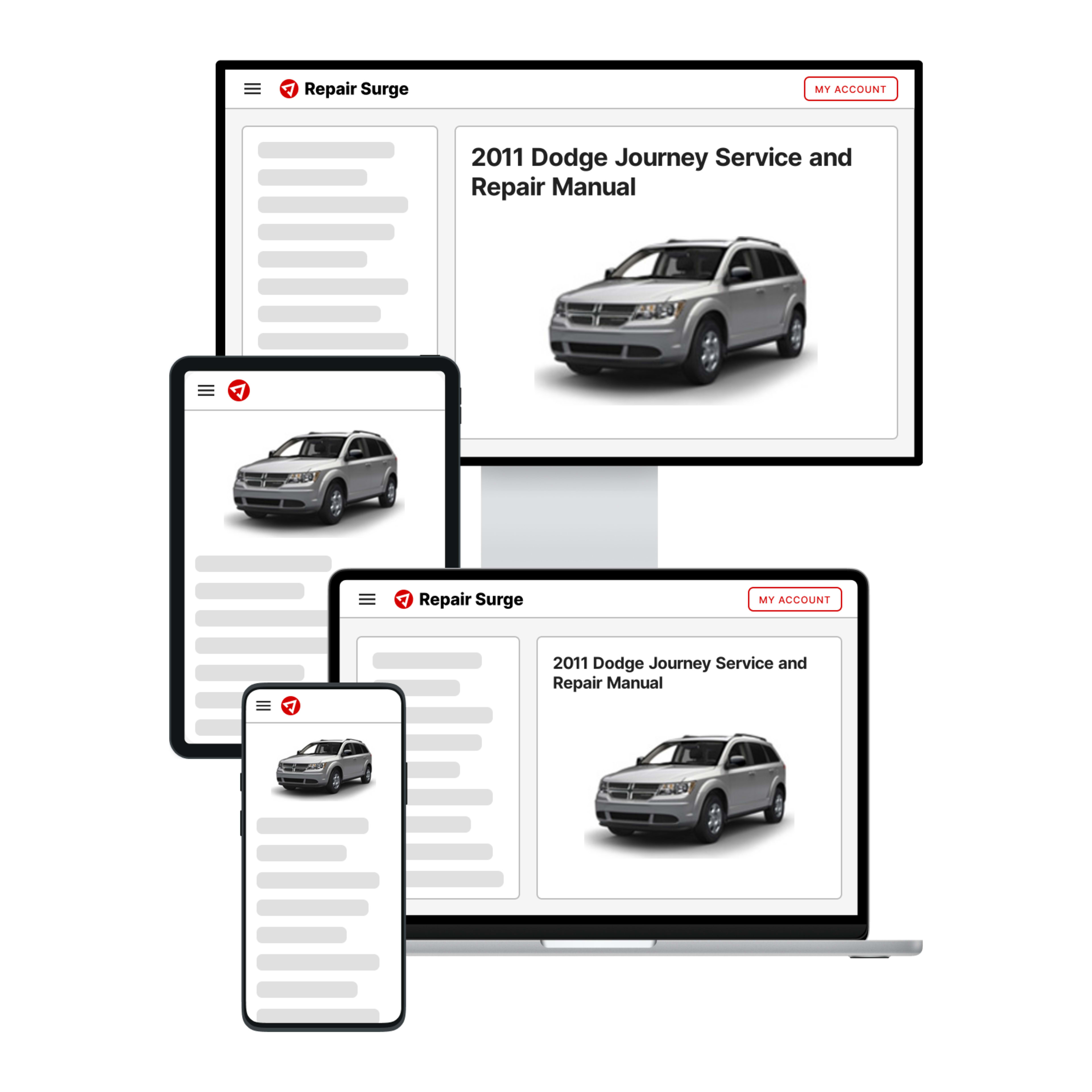 2011 Dodge Journey service and repair manual hero image