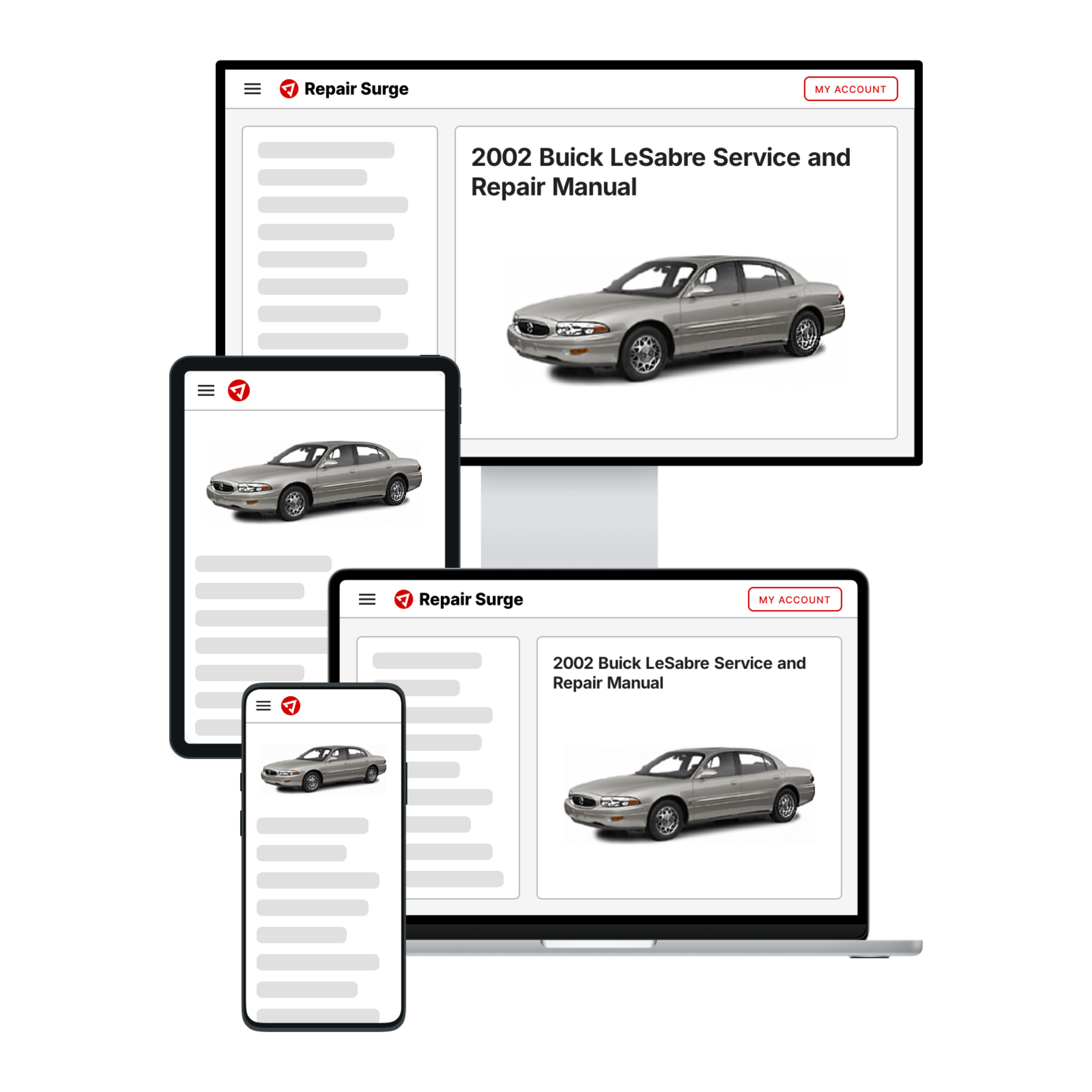 2002 Buick LeSabre service and repair manual hero image