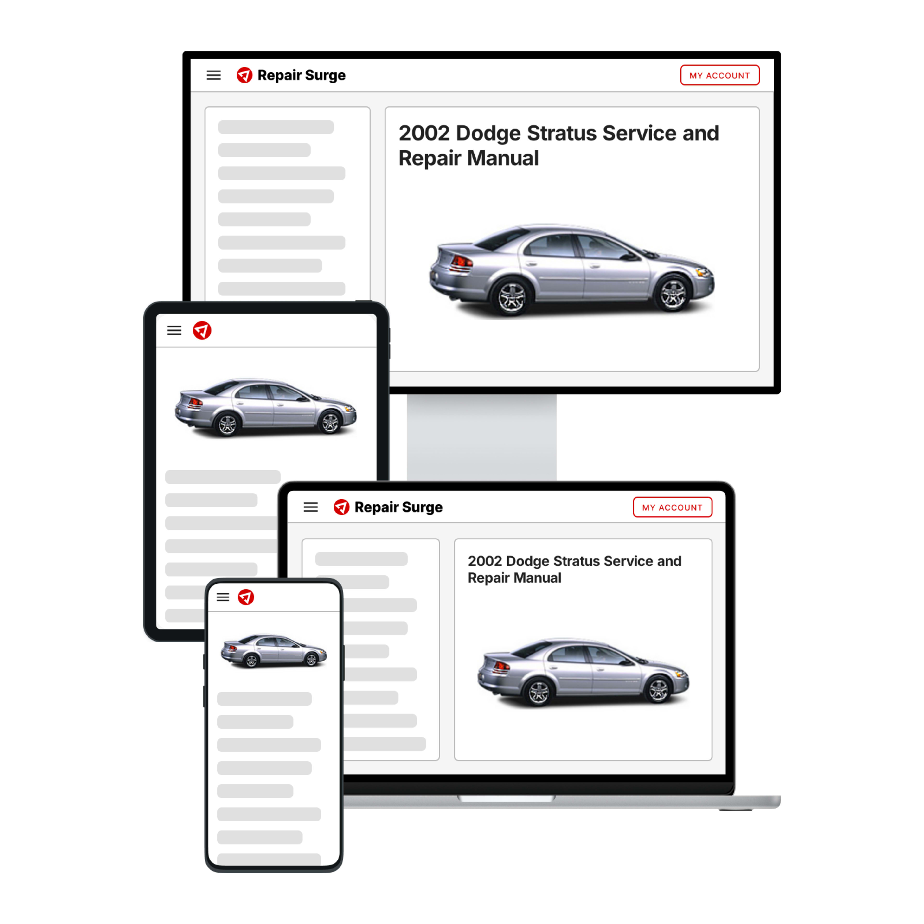 2002 Dodge Stratus service and repair manual hero image