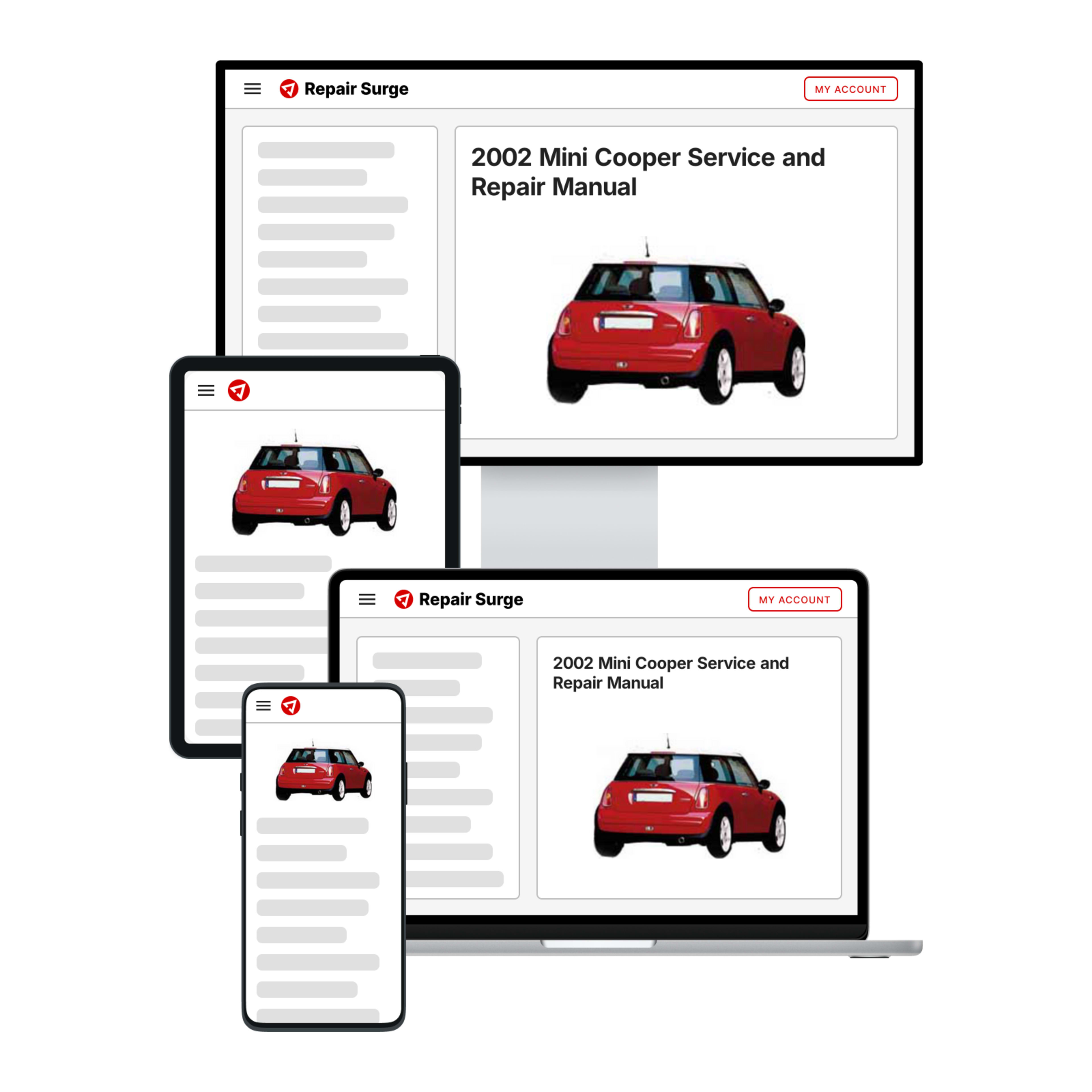 2002 Mini Cooper service and repair manual hero image