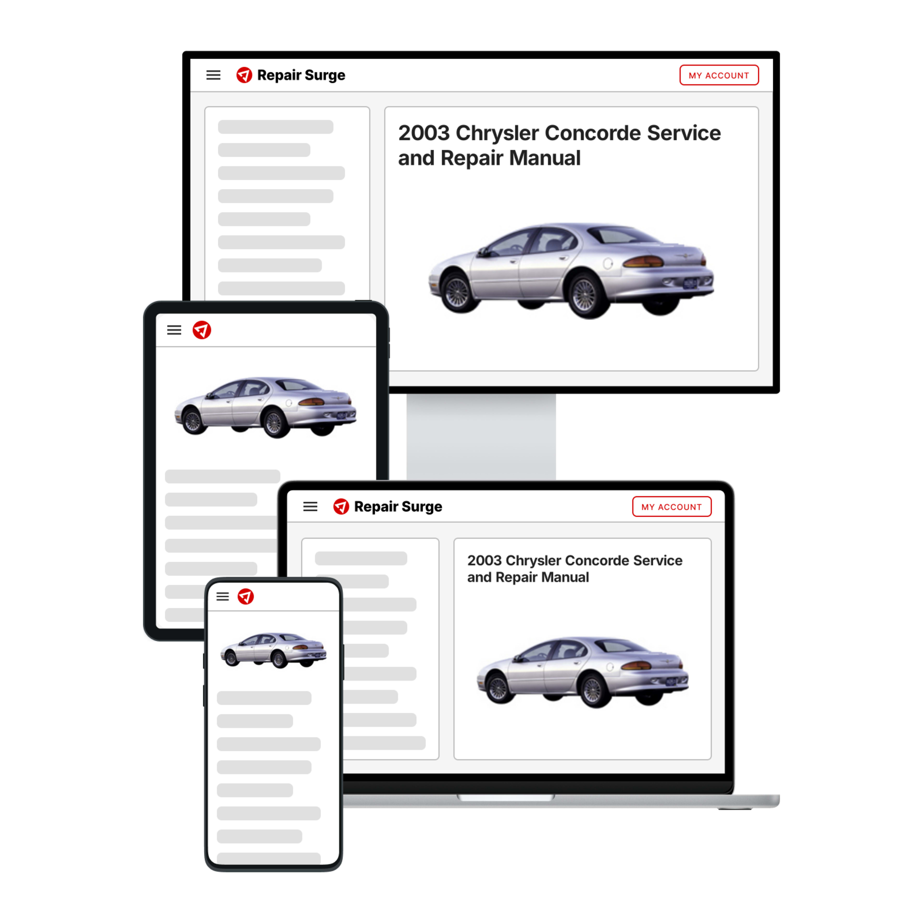 2003 Chrysler Concorde service and repair manual hero image