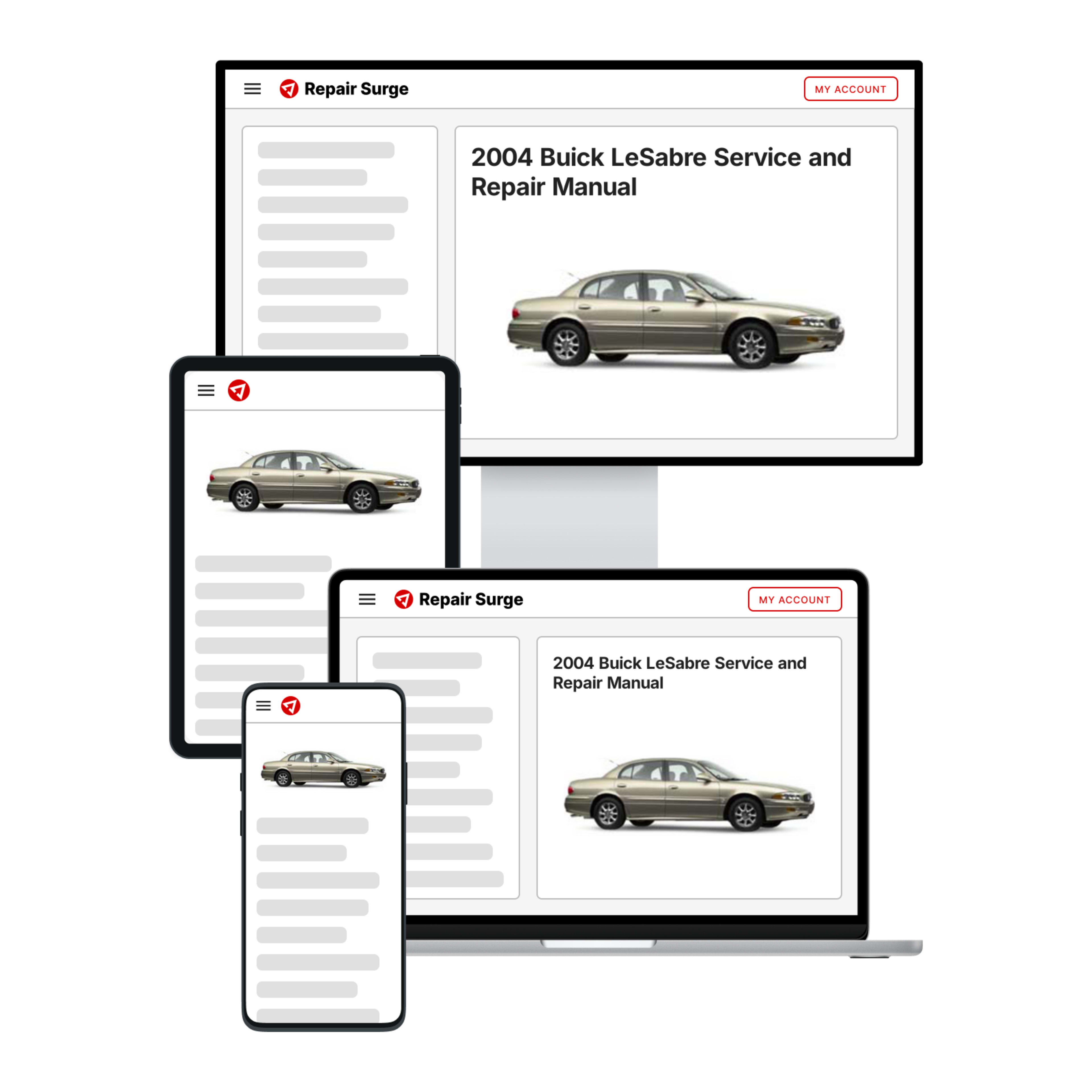 2004 Buick LeSabre service and repair manual hero image