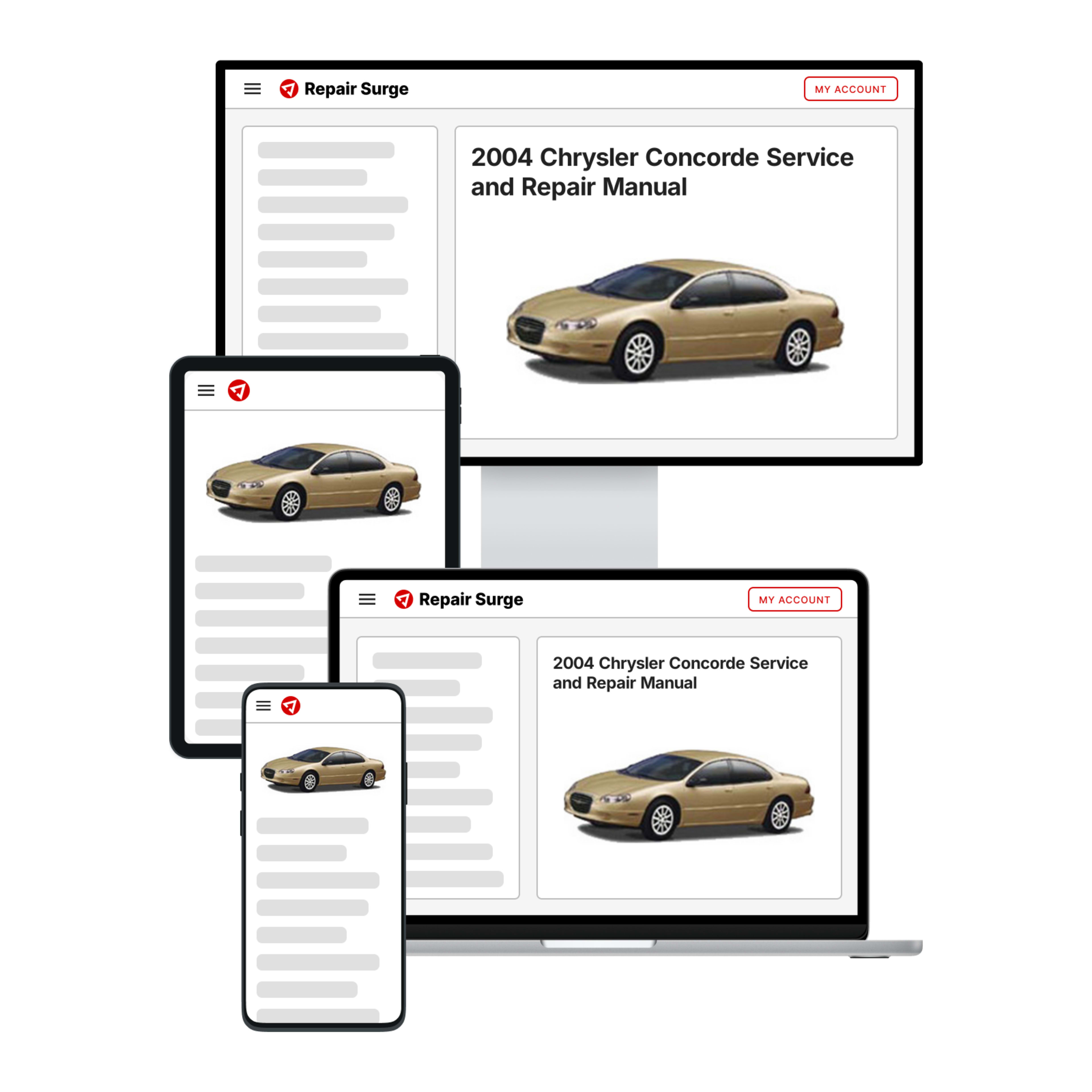 2004 Chrysler Concorde service and repair manual hero image