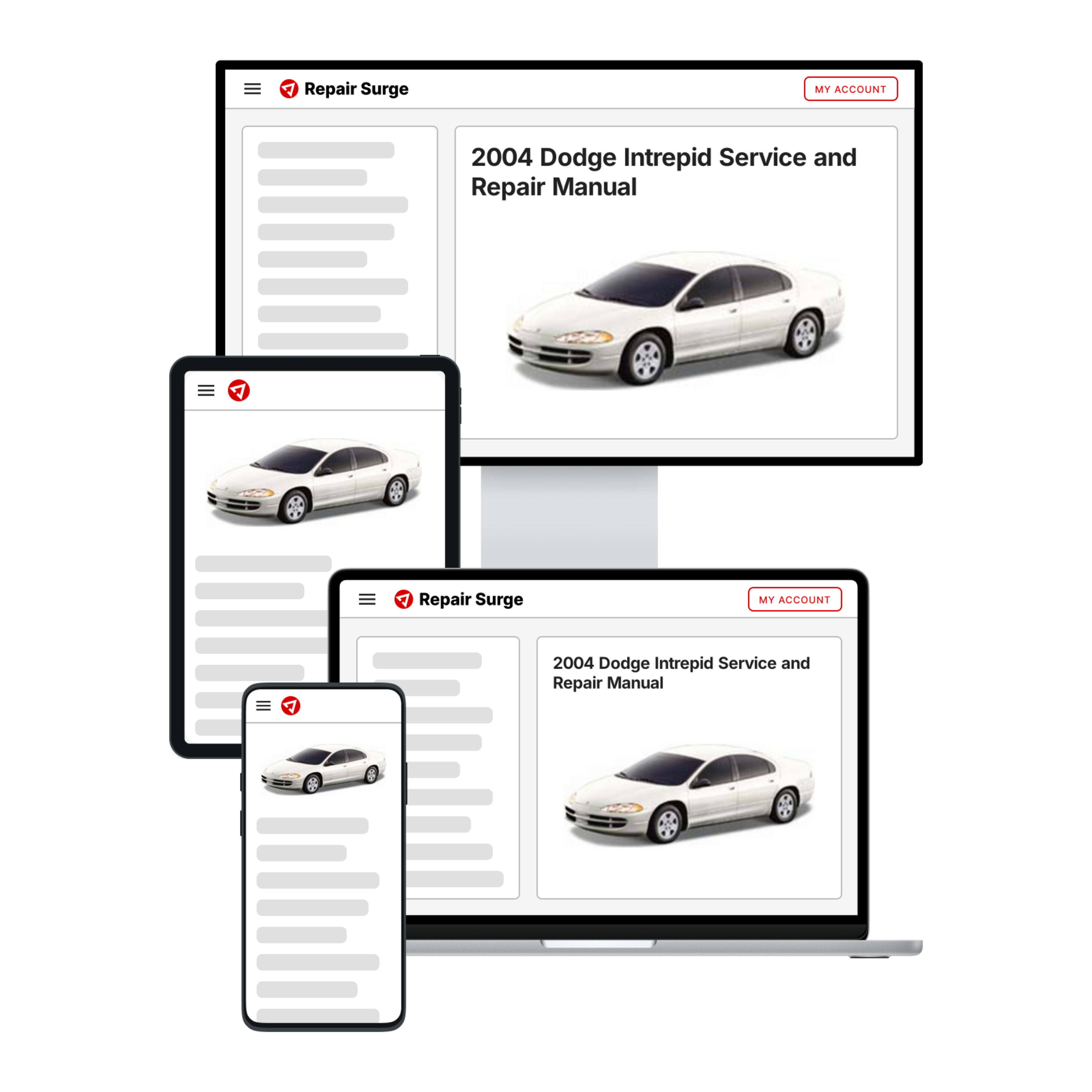 2004 Dodge Intrepid service and repair manual hero image