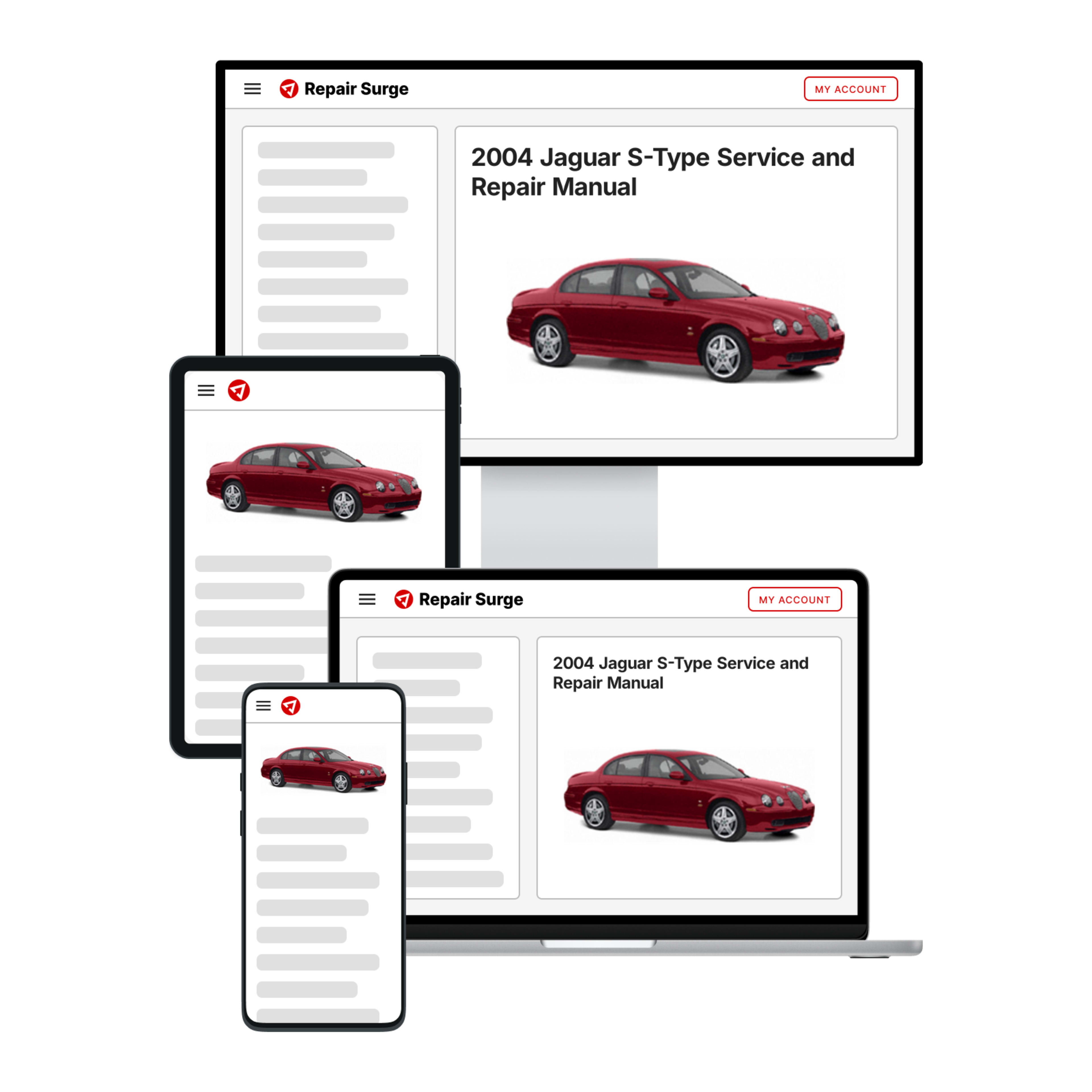 2004 Jaguar S-Type service and repair manual hero image