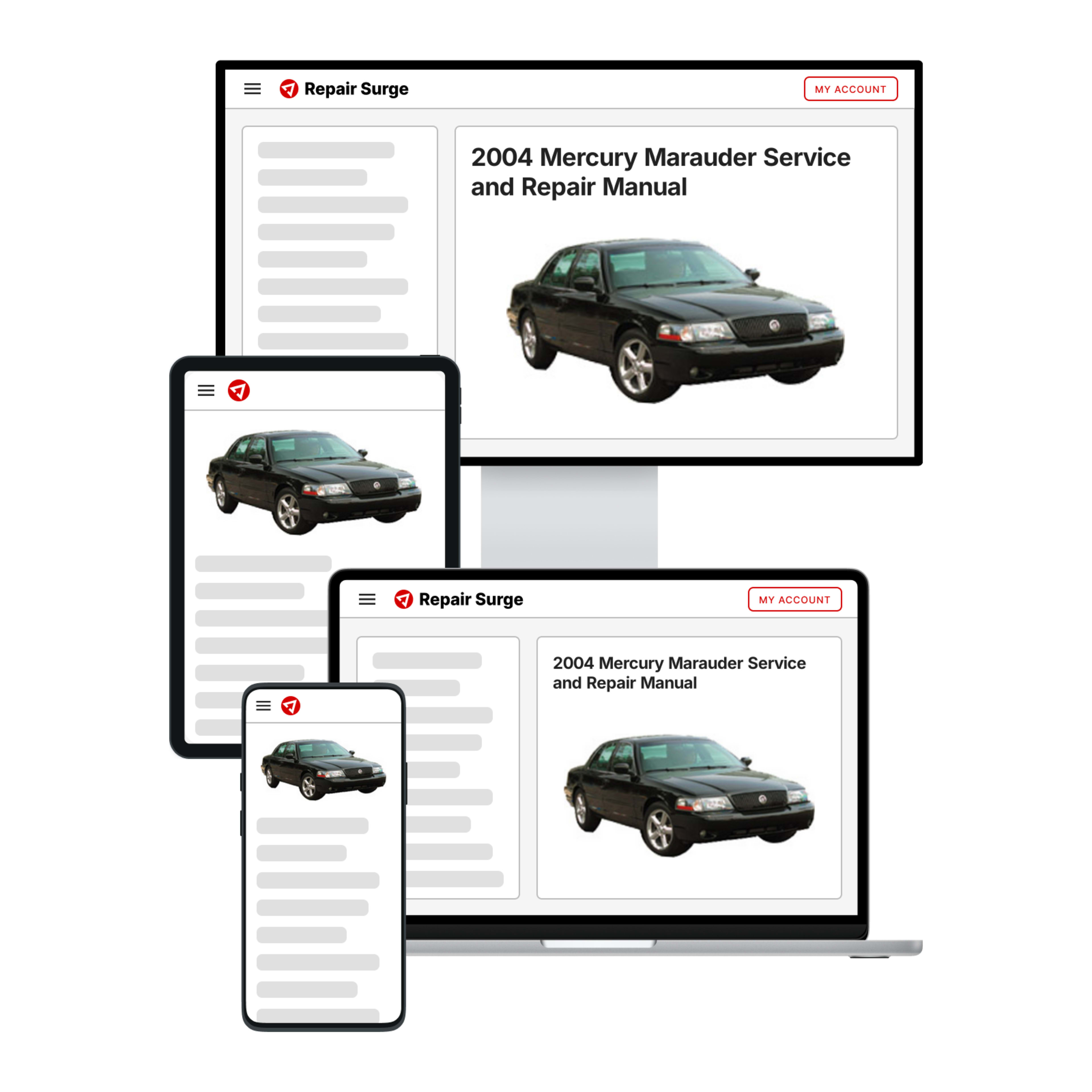 2004 Mercury Marauder service and repair manual hero image