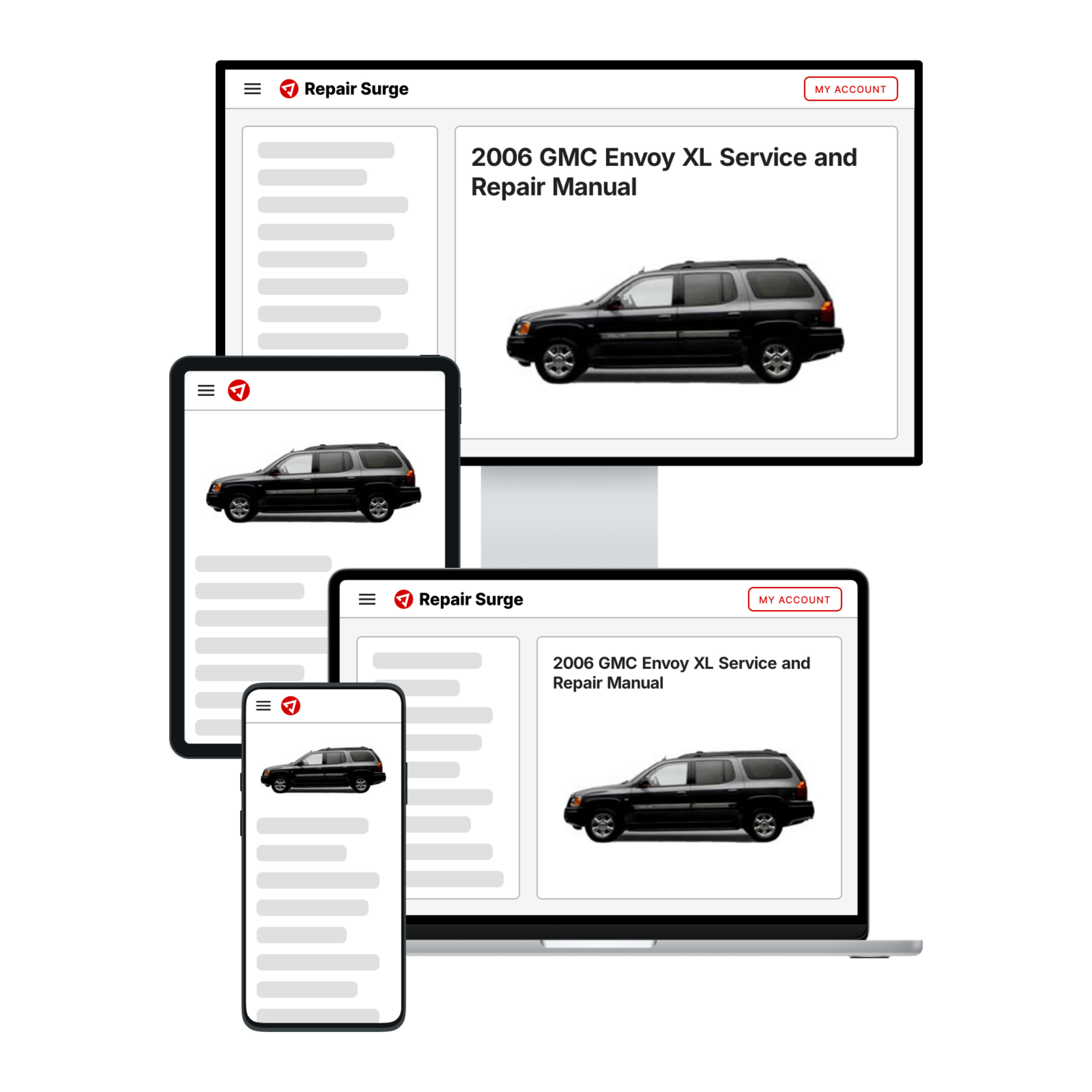 2006 GMC Envoy XL service and repair manual hero image