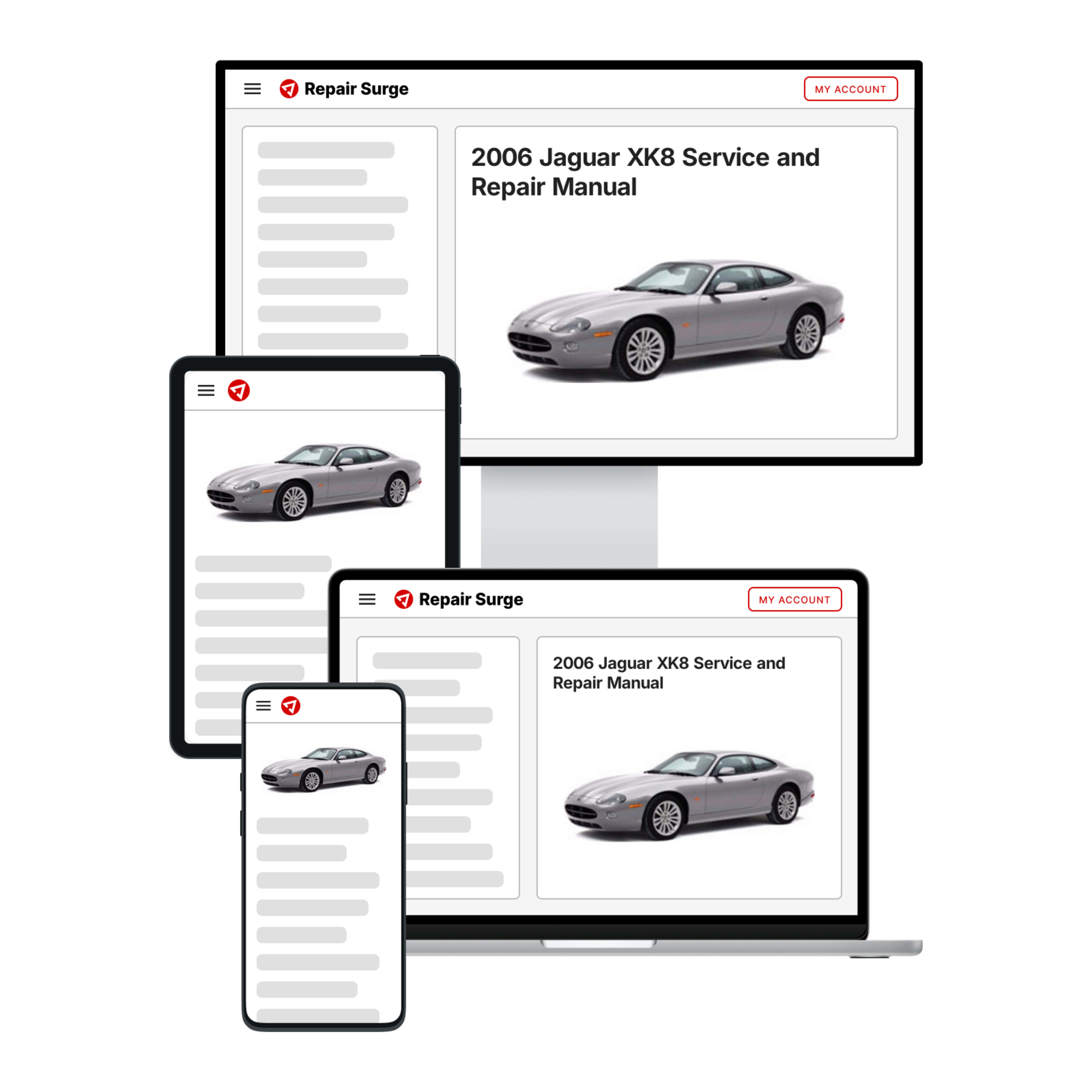 2006 Jaguar XK8 service and repair manual hero image