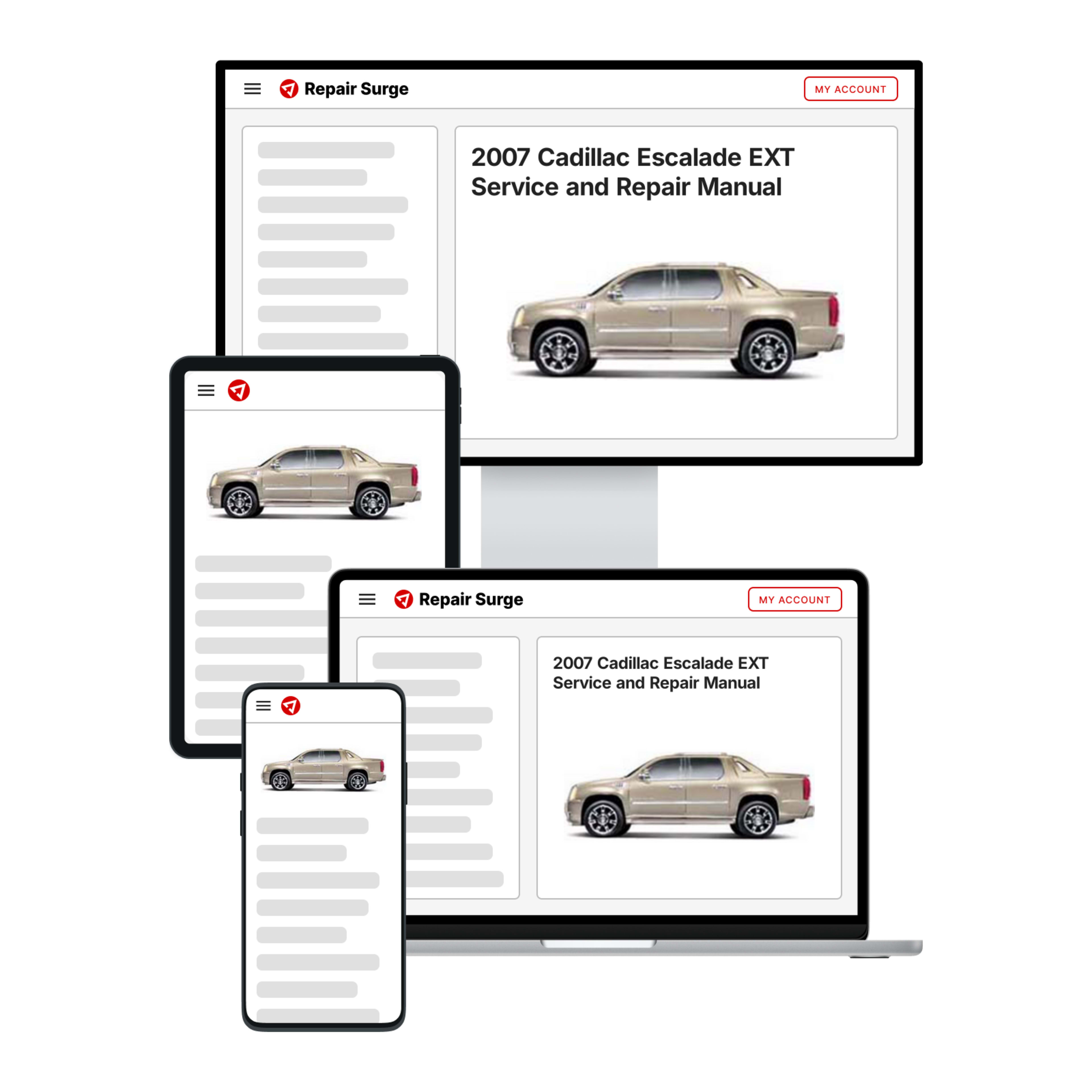 2007 Cadillac Escalade EXT service and repair manual hero image
