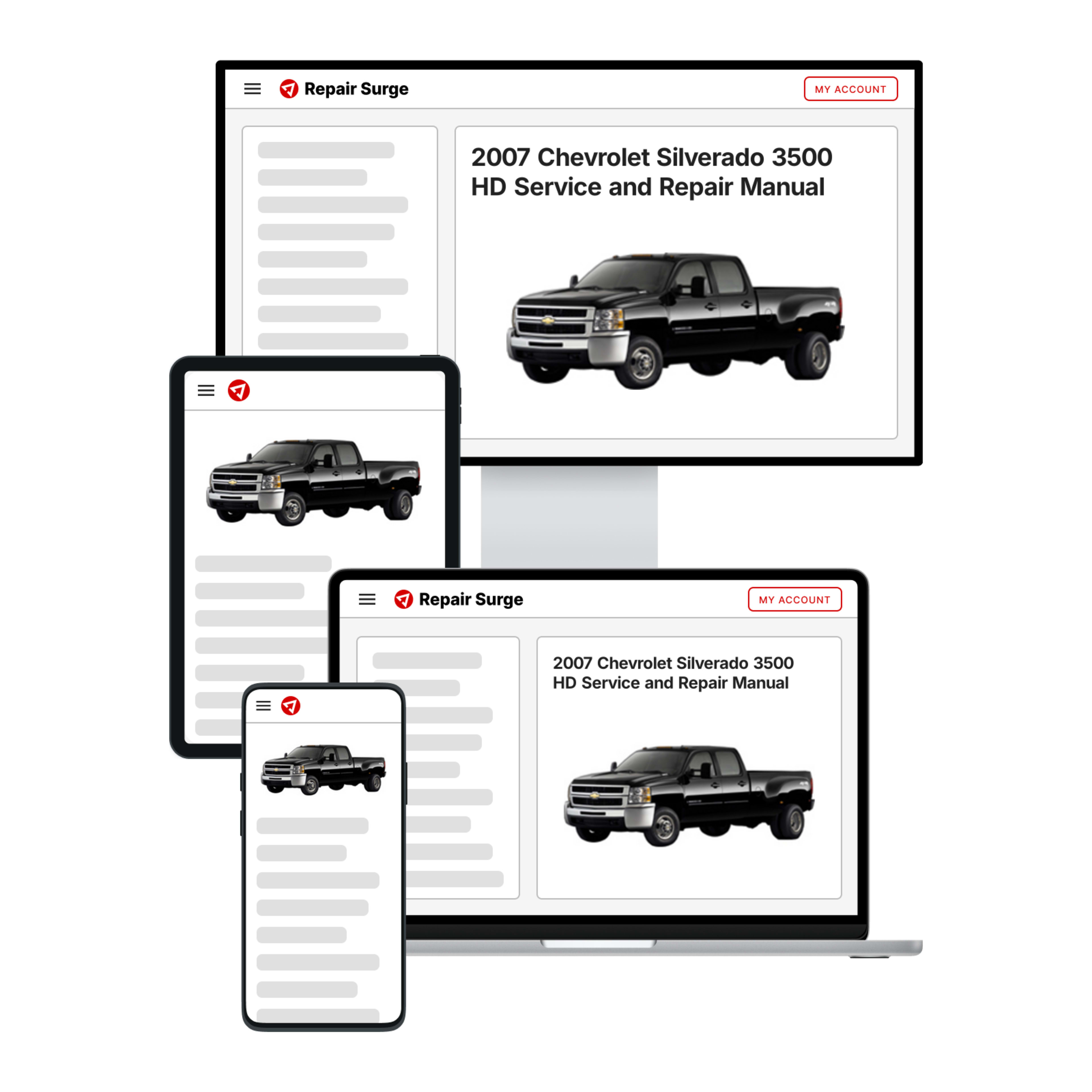 2007 Chevrolet Silverado 3500 HD service and repair manual hero image