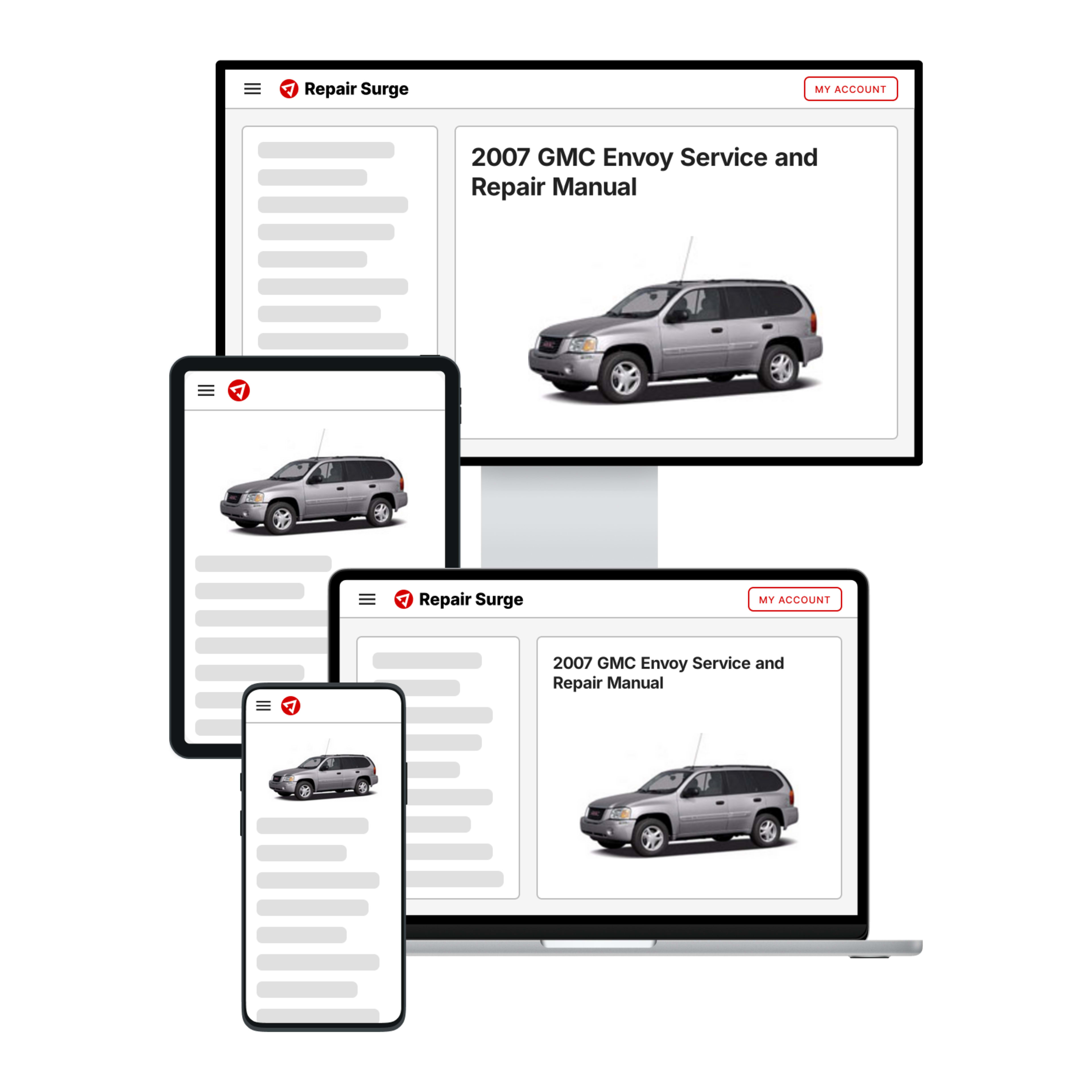 2007 GMC Envoy service and repair manual hero image