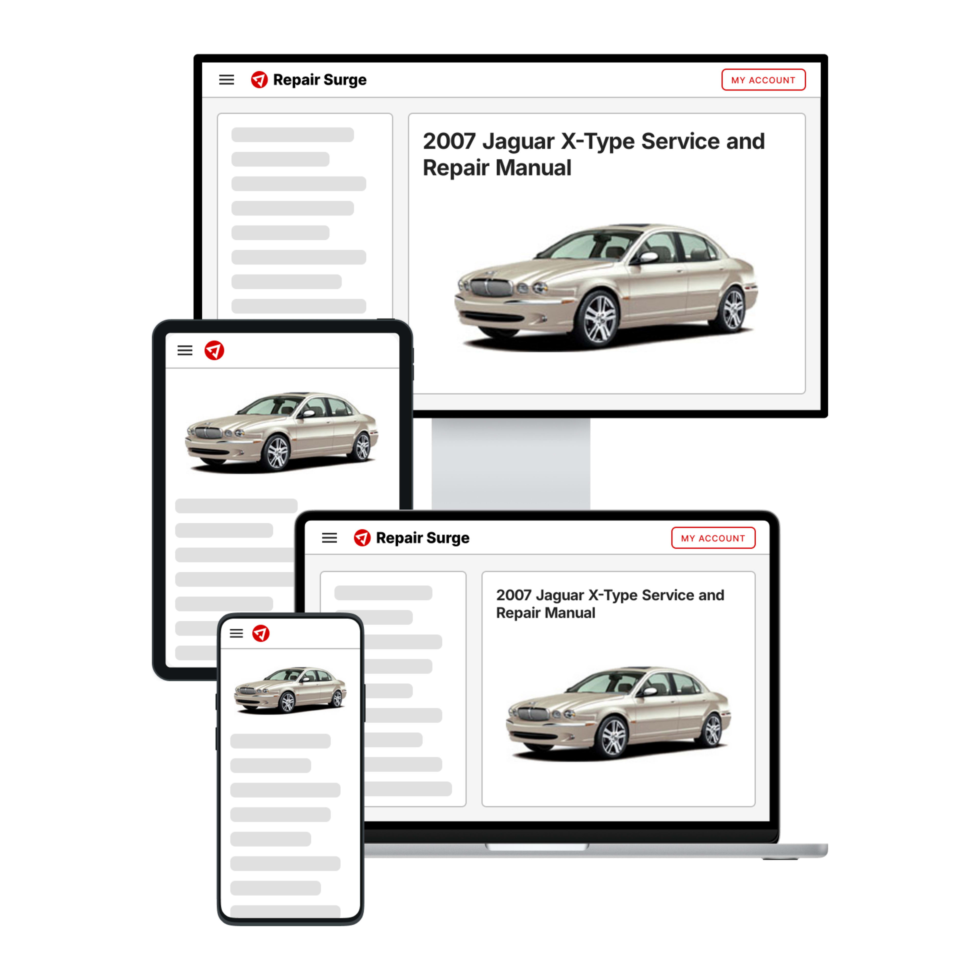 2007 Jaguar X-Type service and repair manual hero image