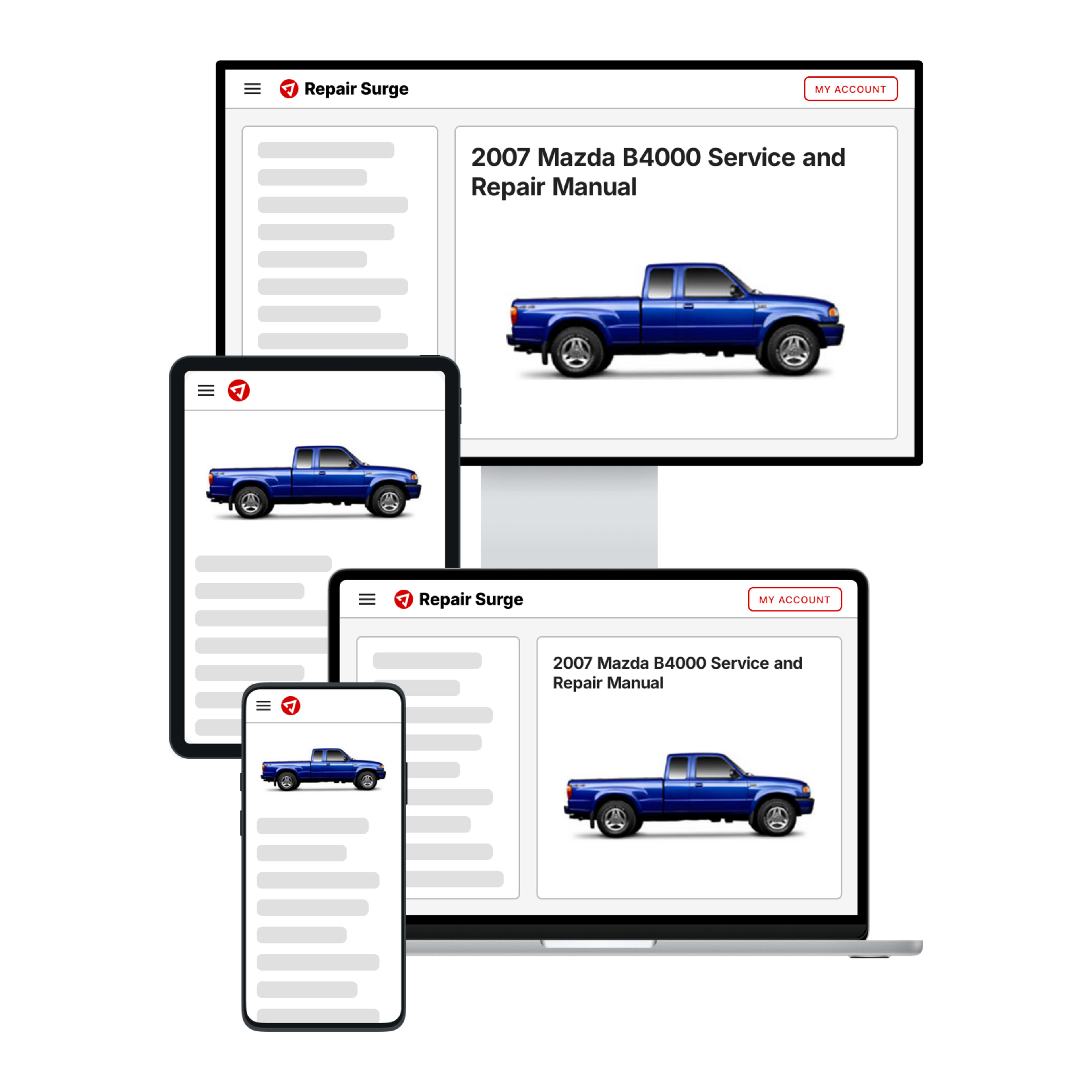 2007 Mazda B4000 service and repair manual hero image