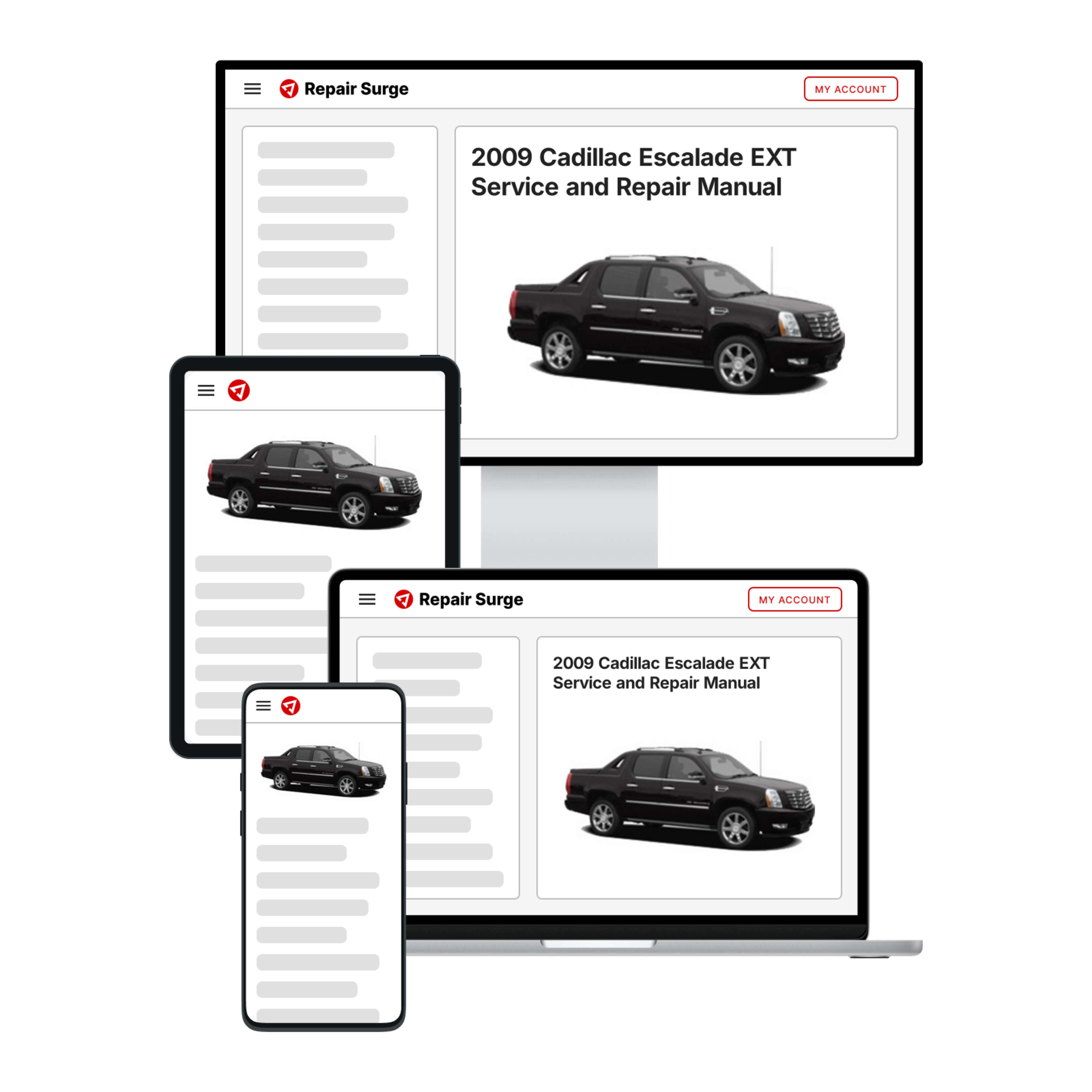 2009 Cadillac Escalade EXT service and repair manual hero image