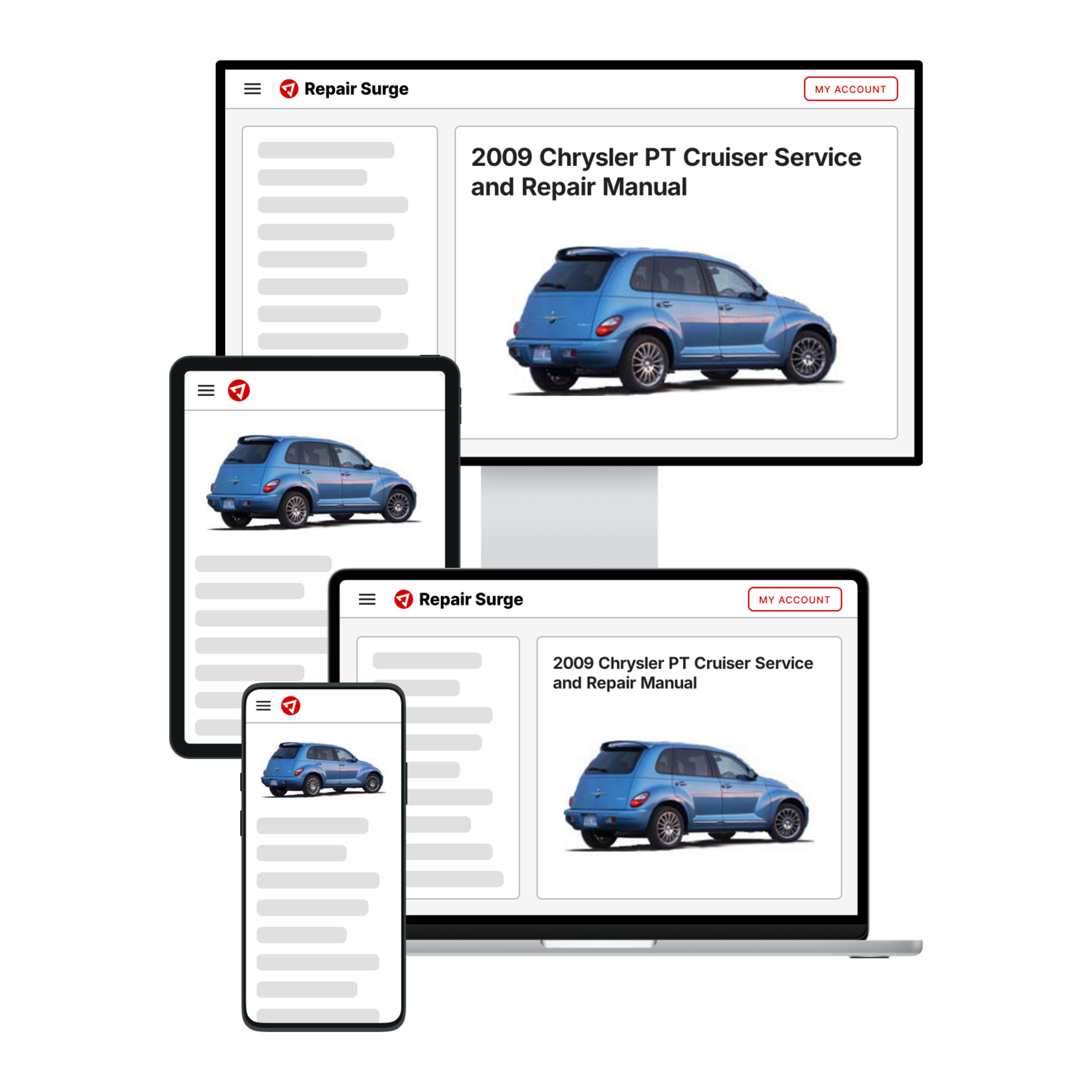 2009 Chrysler PT Cruiser service and repair manual hero image