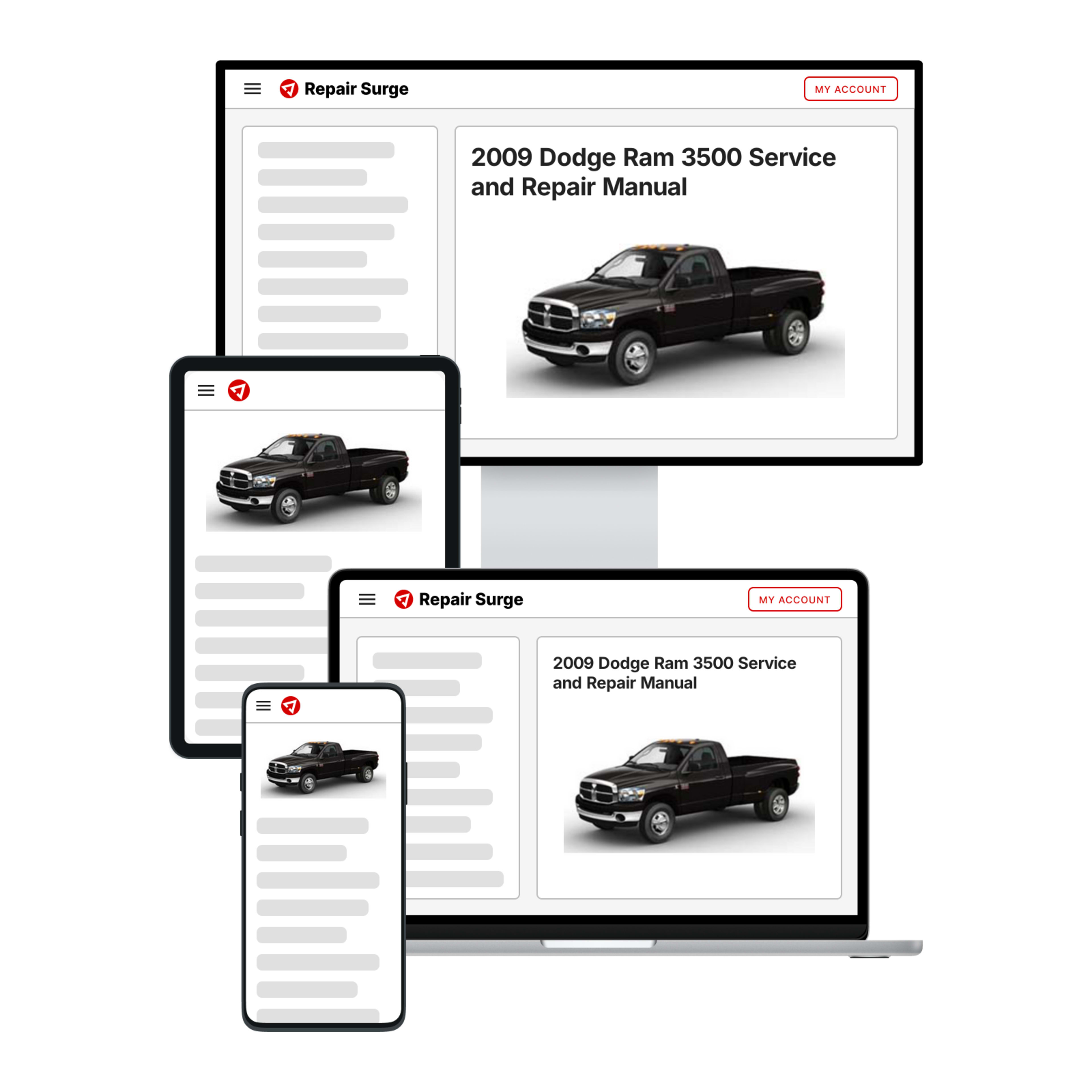 2009 Dodge Ram 3500 service and repair manual hero image