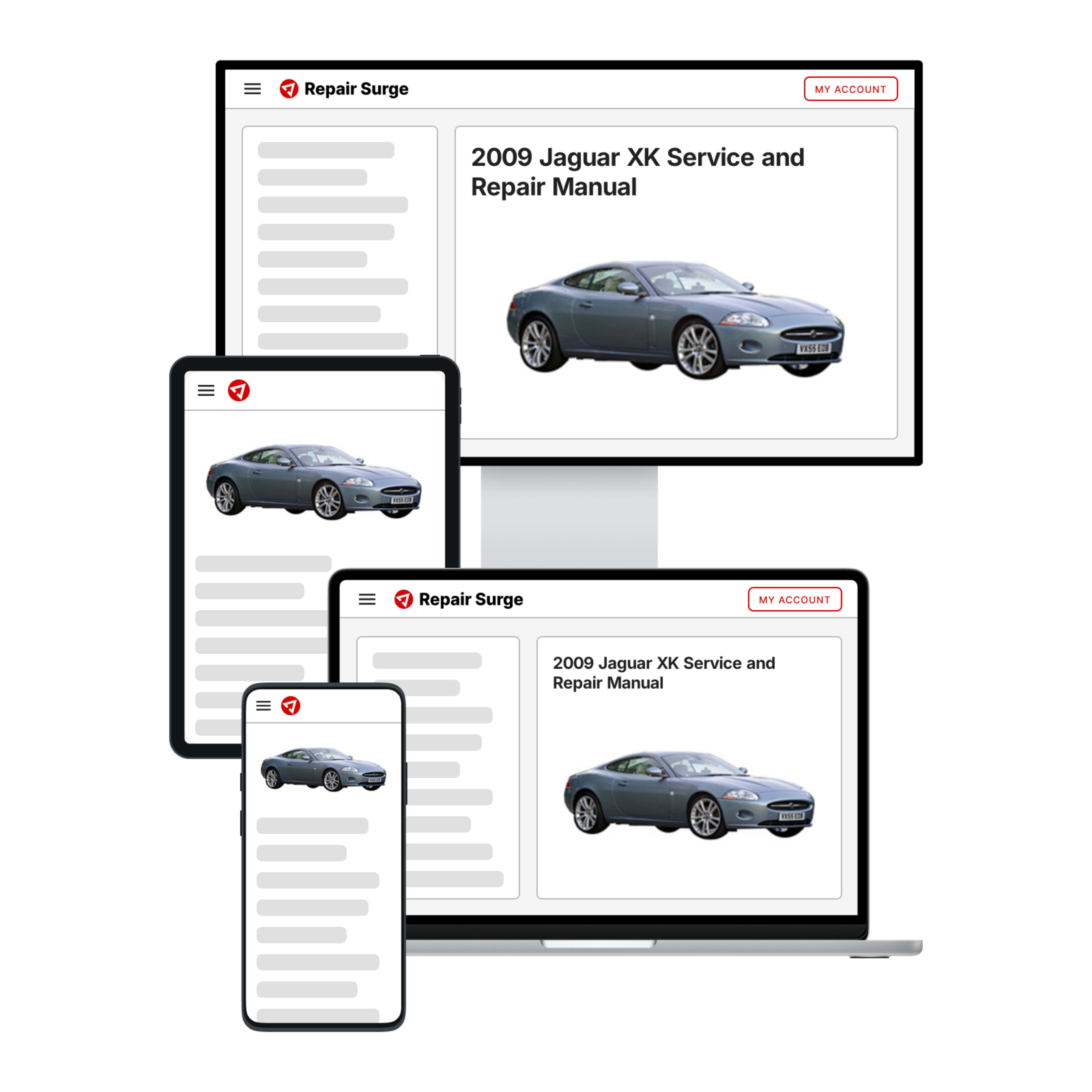 2009 Jaguar XK service and repair manual hero image